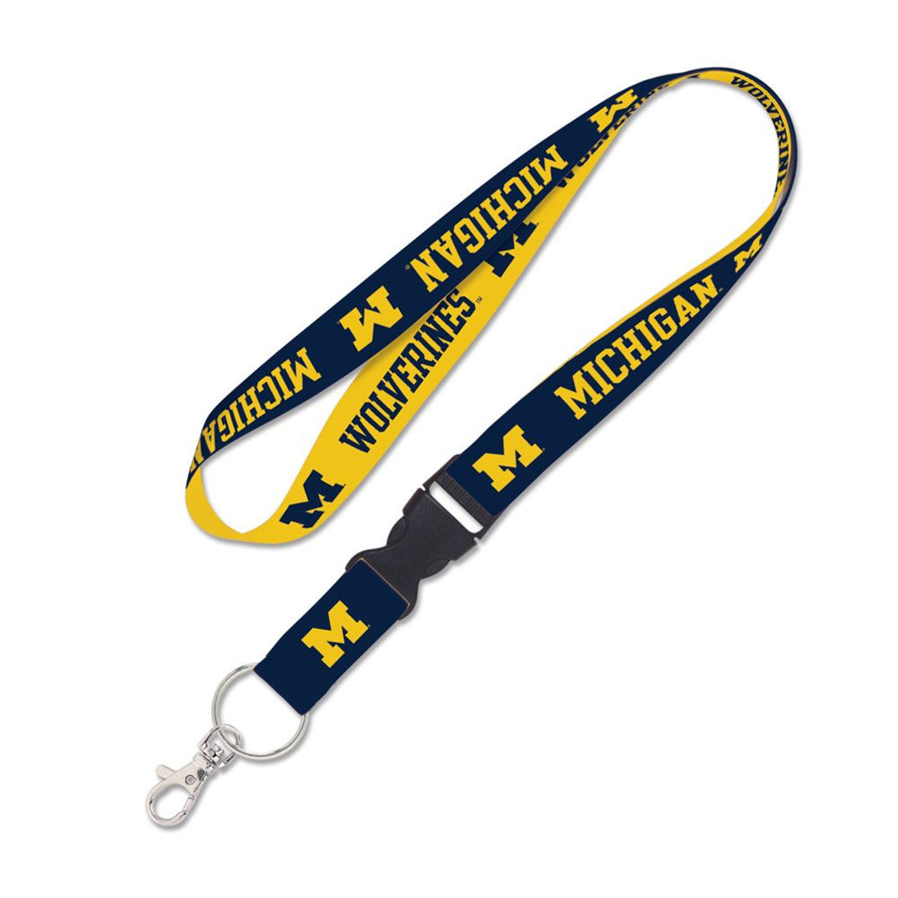 Michigan Wolverines Lanyard with Detachable Buckle - Sports Collectibles, Sports Memorabilia, Sports Fan Shop, Sports Gifts