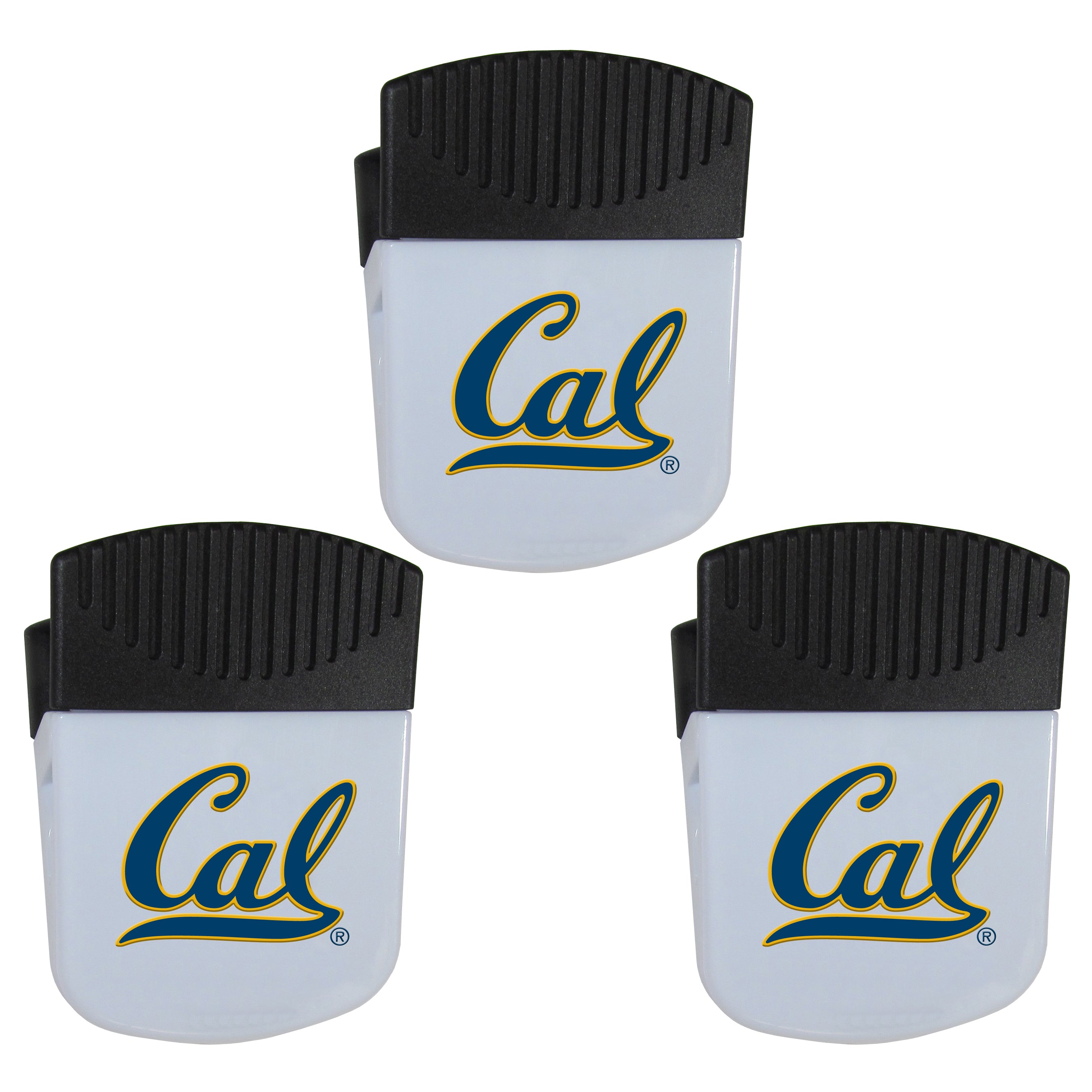 Cal Berkeley Bears Chip Clip Magnets, 3pk