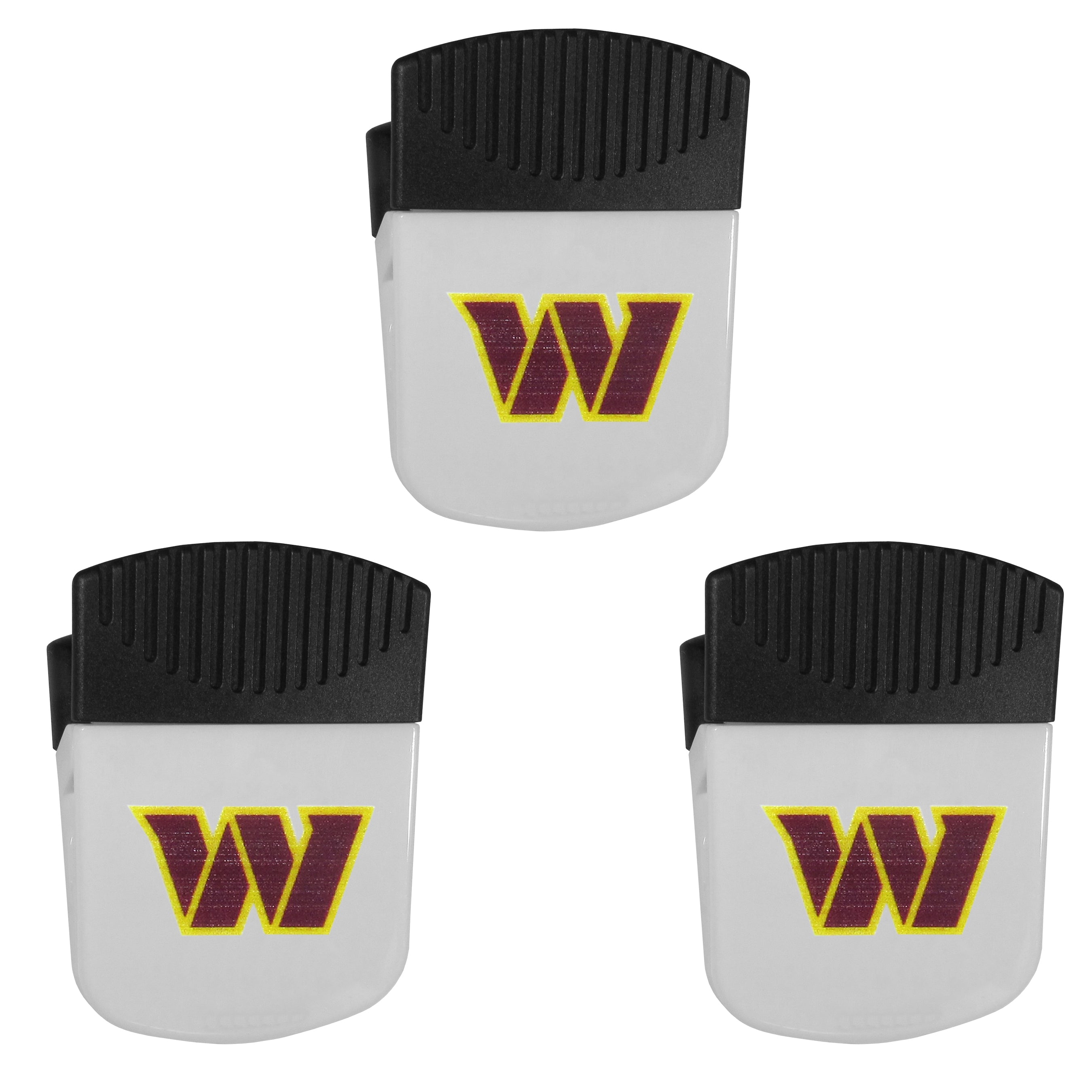 Washington Commanders Chip Clip Magnets, 3pk - Sports Collectibles, Sports Memorabilia, Sports Fan Shop, Sports Gifts