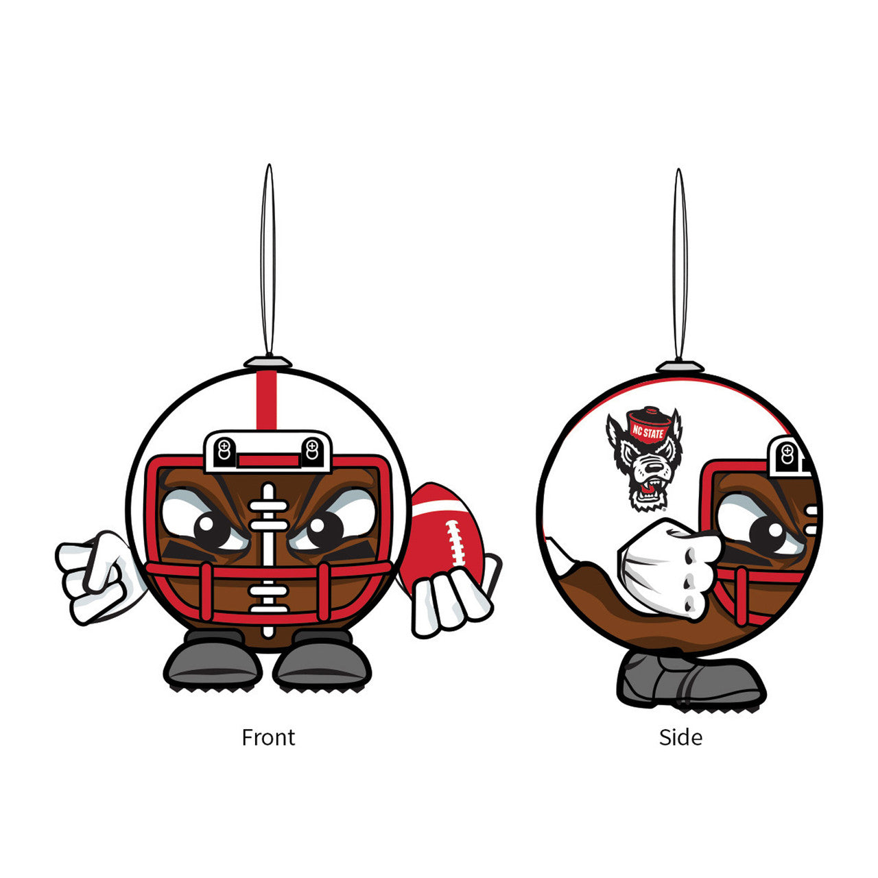 North Carolina State Wolfpack Ornament Ball Head - Sports Collectibles, Sports Memorabilia, Sports Fan Shop, Sports Gifts