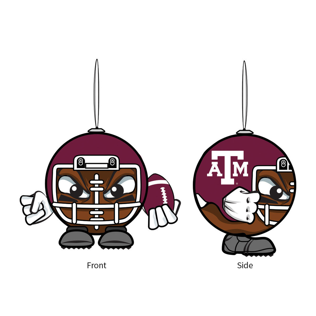 Texas A&M Aggies Ornament Ball Head - Sports Collectibles, Sports Memorabilia, Sports Fan Shop, Sports Gifts
