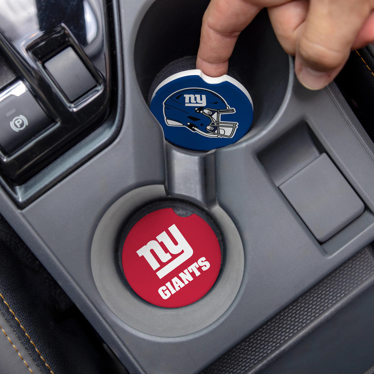 New York Giants Car Coaster Set 2 Pack - Sports Gifts, Sports Memorabilia, Sports Collectibles, Fan Shop