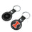 University of Illinois Fighting Illini Insignia Black Airtag Holder 2-Pack - Sports Gifts, Sports Memorabilia, Sports Collectibles, Fan Shop