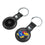 University of Kansas Jayhawks Insignia Black Airtag Holder 2-Pack - Sports Gifts, Sports Memorabilia, Sports Collectibles, Fan Shop