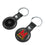 University of Maryland Terrapins Insignia Black Airtag Holder 2-Pack - Sports Gifts, Sports Memorabilia, Sports Collectibles, Fan Shop
