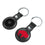 Buffalo Bills Historic Collection Insignia Black Airtag Holder 2-Pack - Sports Gifts, Sports Memorabilia, Sports Collectibles, Fan Shop