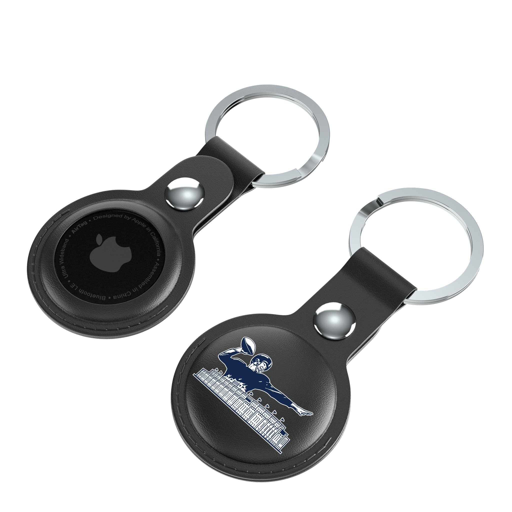 New York Giants 1960-1966 Historic Collection Insignia Black Airtag Holder 2-Pack - Sports Gifts, Sports Memorabilia, Sports Collectibles, Fan Shop