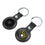 Milwaukee Brewers Insignia Black Airtag Holder 2-Pack - Sports Gifts, Sports Memorabilia, Sports Collectibles, Fan Shop