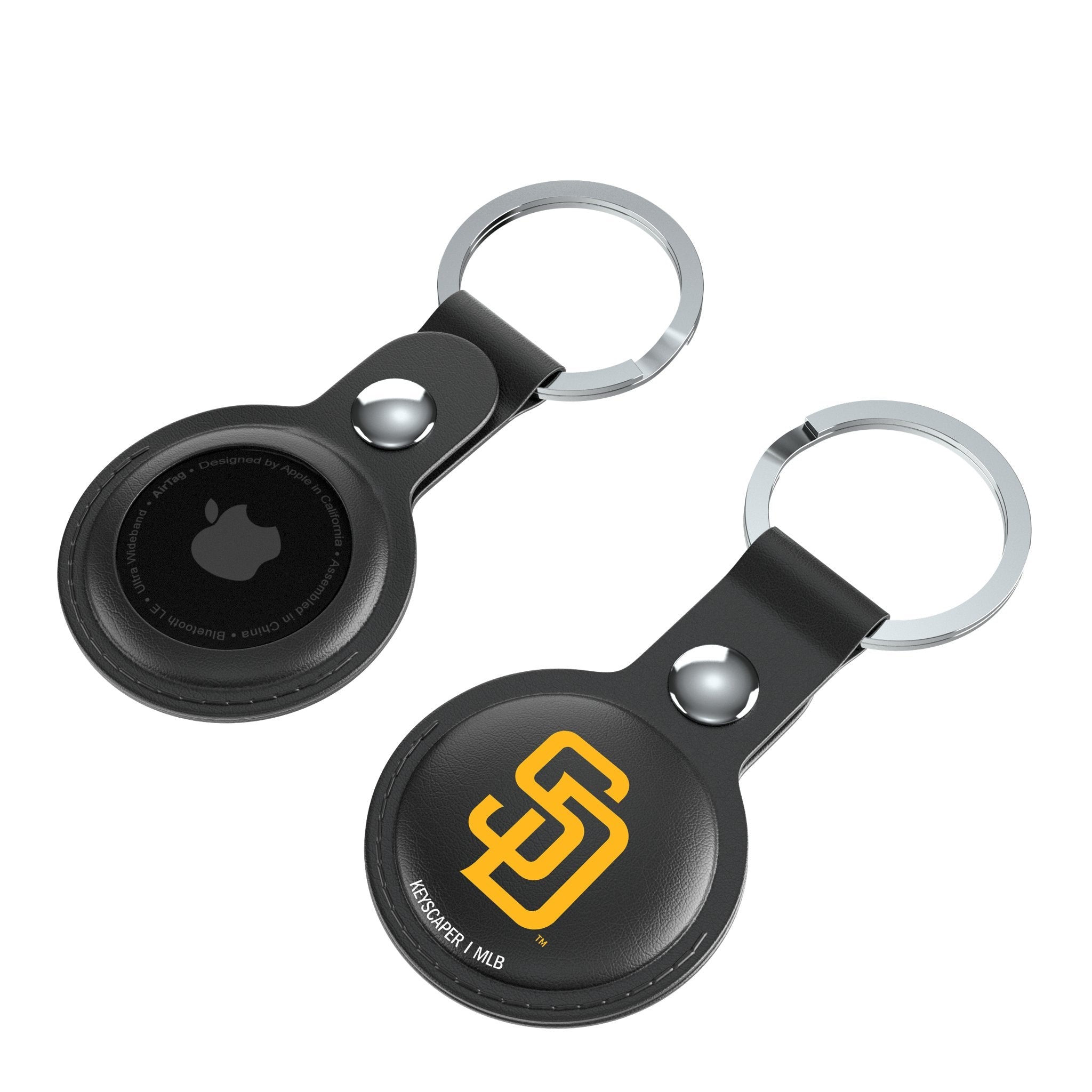 San Diego Padres Insignia Black Airtag Holder 2-Pack - Sports Gifts, Sports Memorabilia, Sports Collectibles, Fan Shop