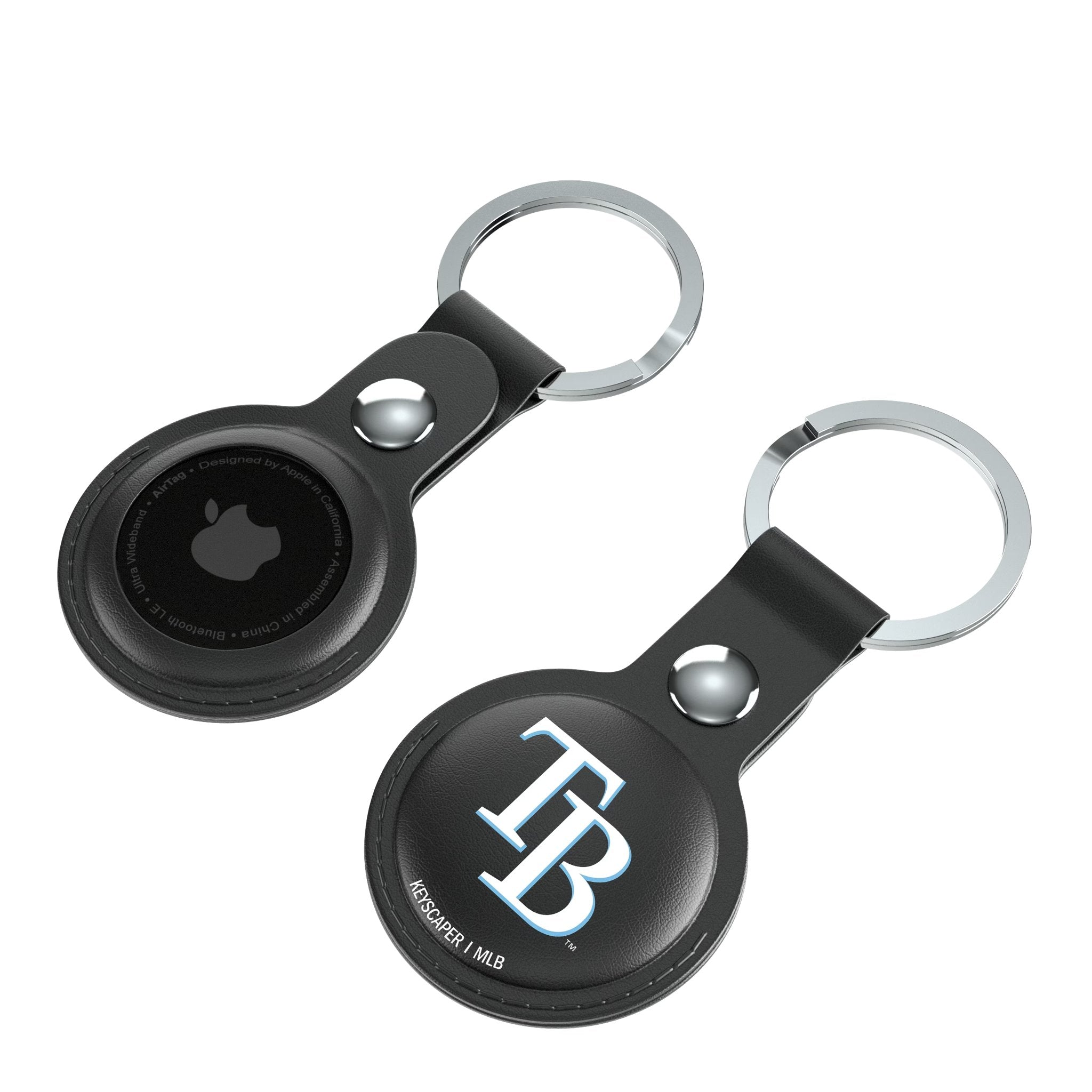 Tampa Bay Rays Insignia Black Airtag Holder 2-Pack - Sports Gifts, Sports Memorabilia, Sports Collectibles, Fan Shop