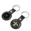 New Orleans Saints Insignia Black Airtag Holder 2-Pack - Sports Gifts, Sports Memorabilia, Sports Collectibles, Fan Shop