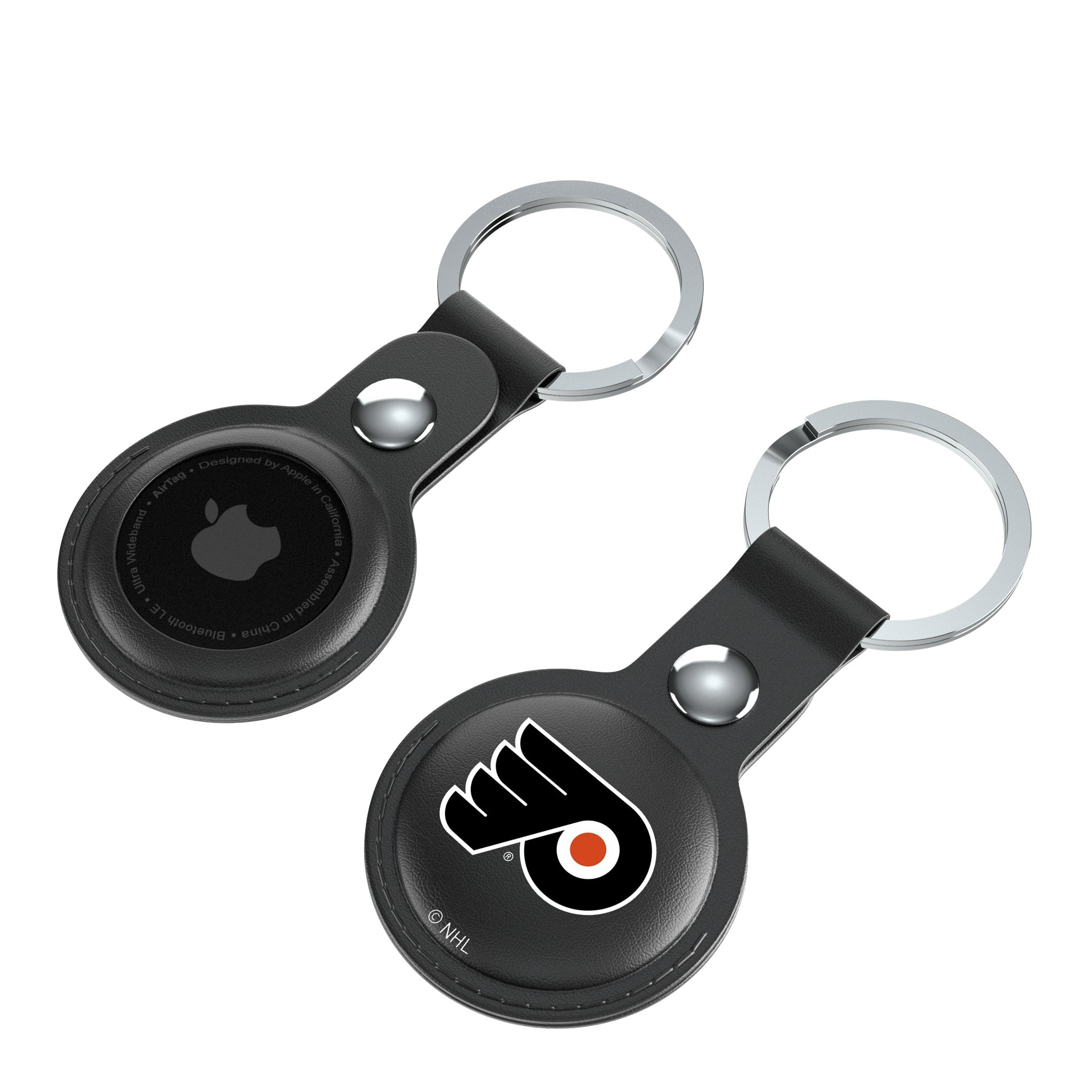 Philadelphia Flyers Insignia Black Airtag Holder 2-Pack - Sports Gifts, Sports Memorabilia, Sports Collectibles, Fan Shop