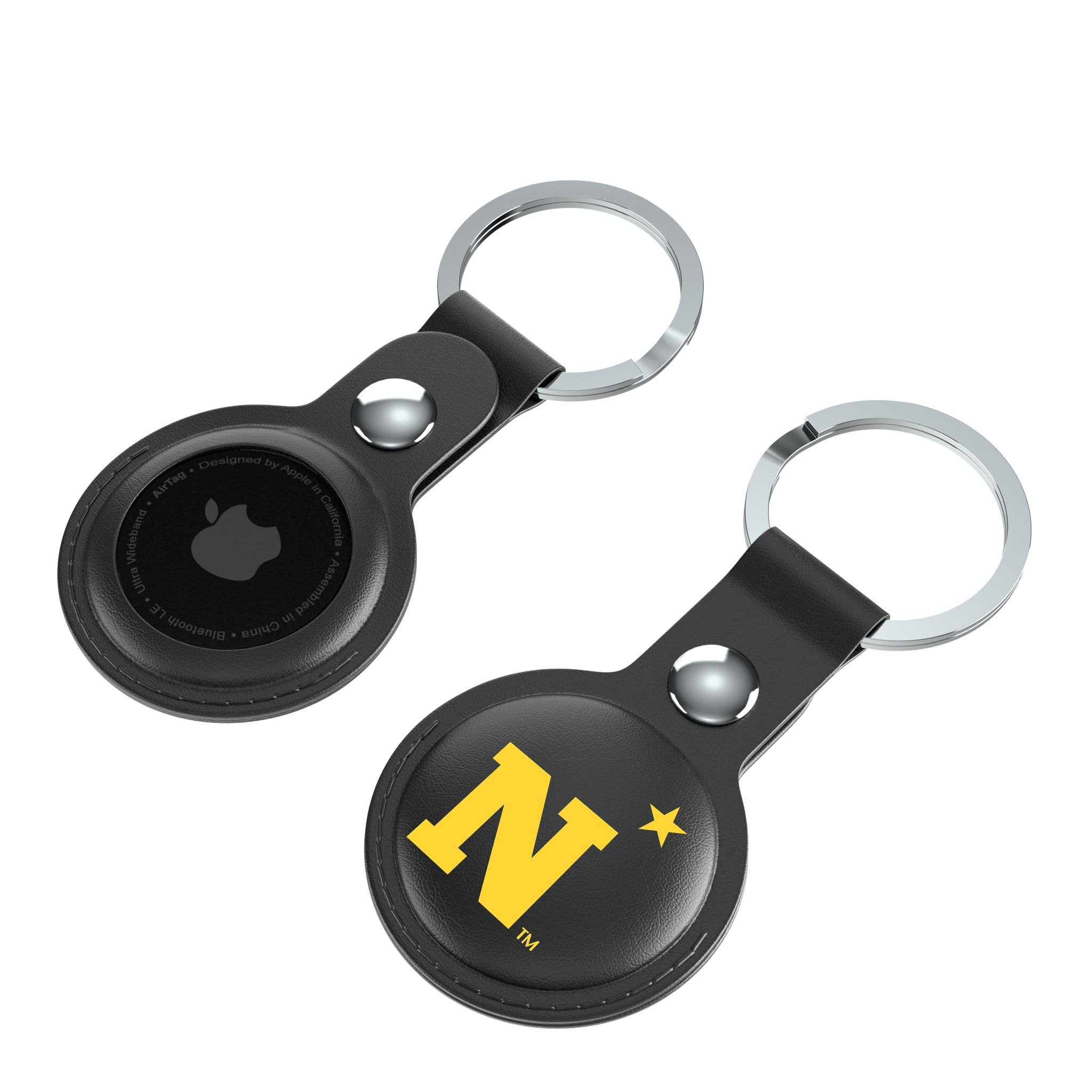 United State Naval Academy Midshipmen Insignia Black Airtag Holder 2-Pack - Sports Gifts, Sports Memorabilia, Sports Collectibles, Fan Shop