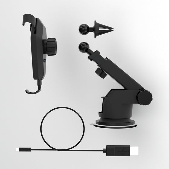 Anaheim Ducks Linen Wireless Car Charger - Sports Gifts, Sports Memorabilia, Sports Collectibles, Fan Shop