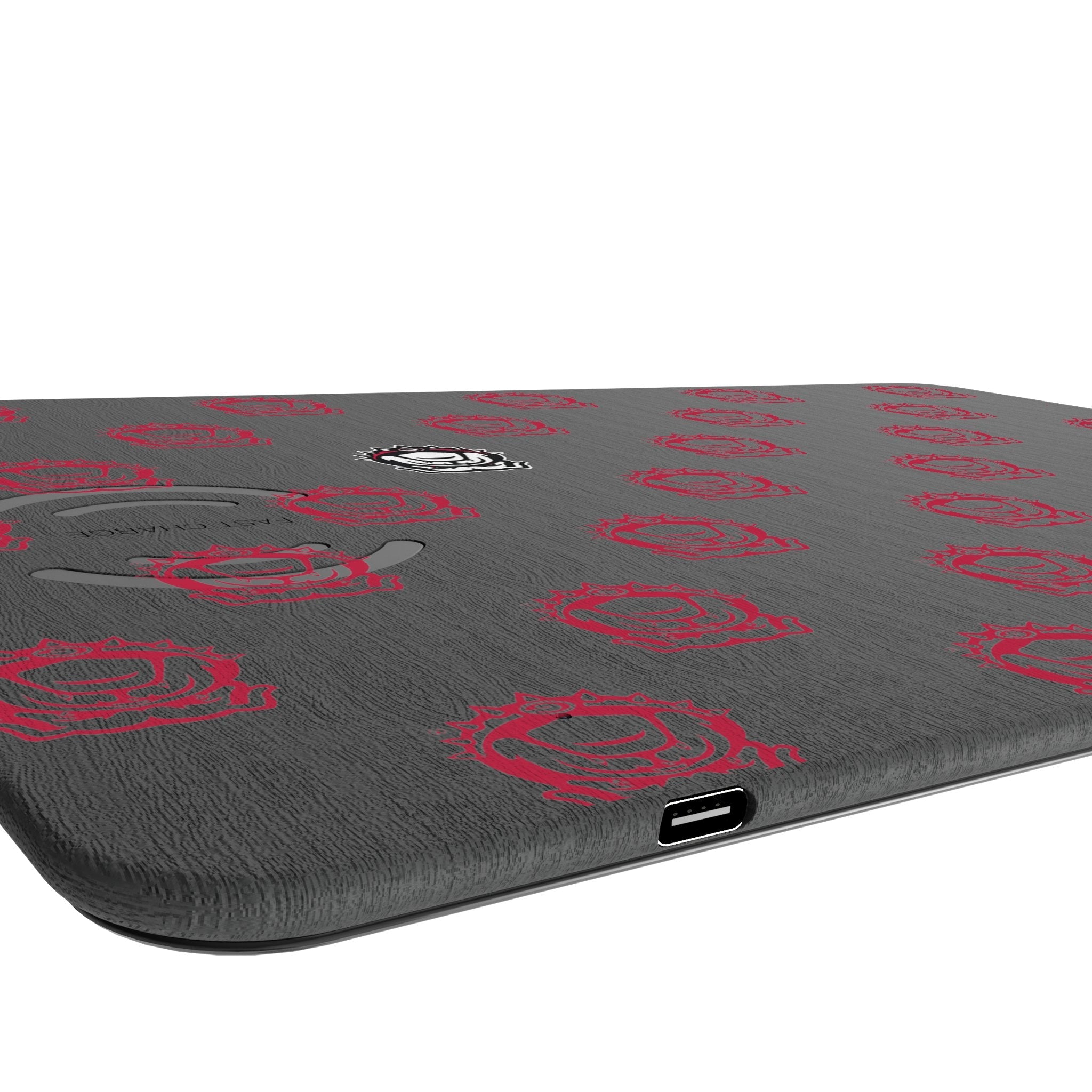 University of Georgia Bulldogs Uga Fashion Pattern 15-Watt Wireless Charger and Mouse Pad - Sports Gifts, Sports Memorabilia, Sports Collectibles, Fan Shop