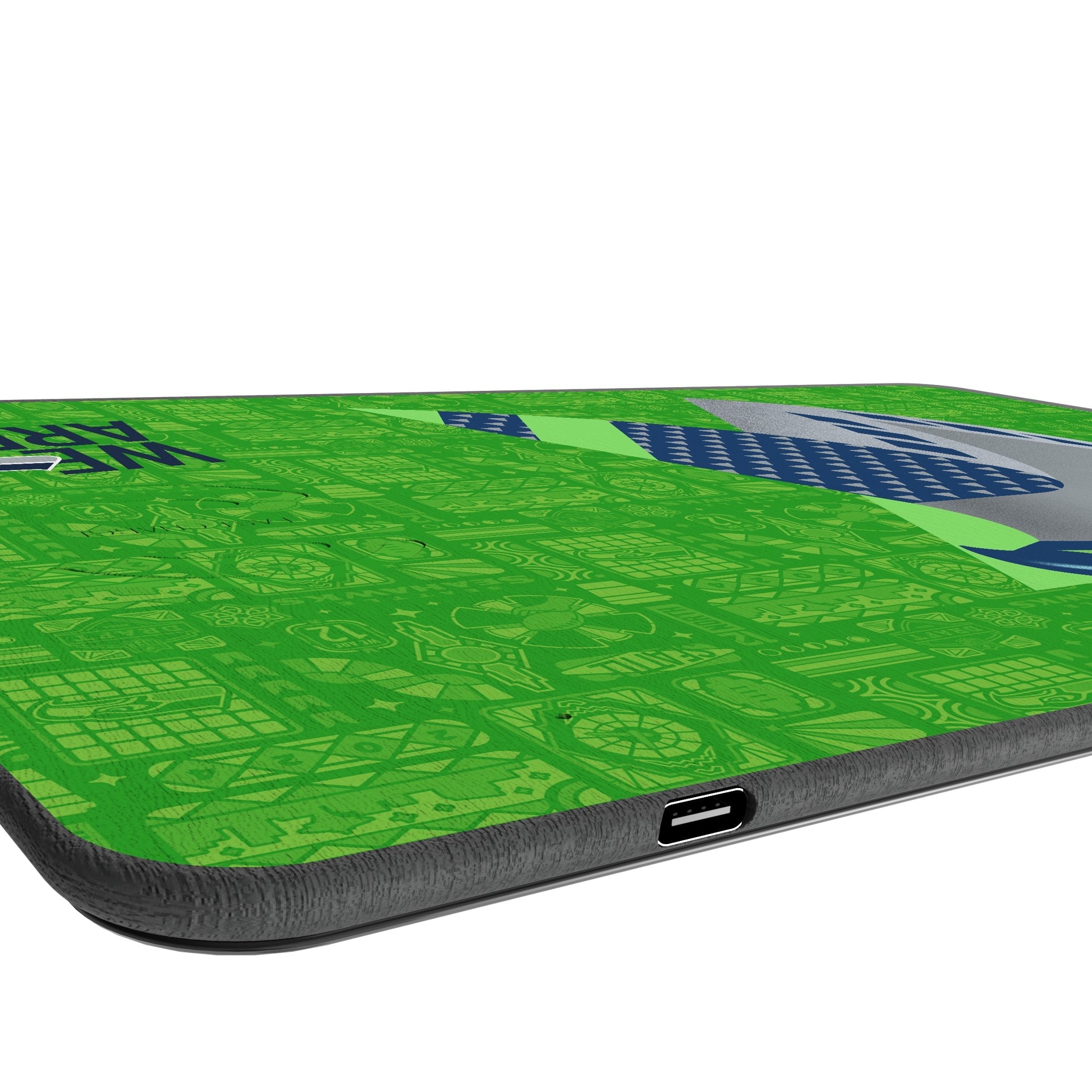 Seattle Seahawks 2024 Edition 15-Watt Wireless Charger and Mouse Pad - Sports Gifts, Sports Memorabilia, Sports Collectibles, Fan Shop