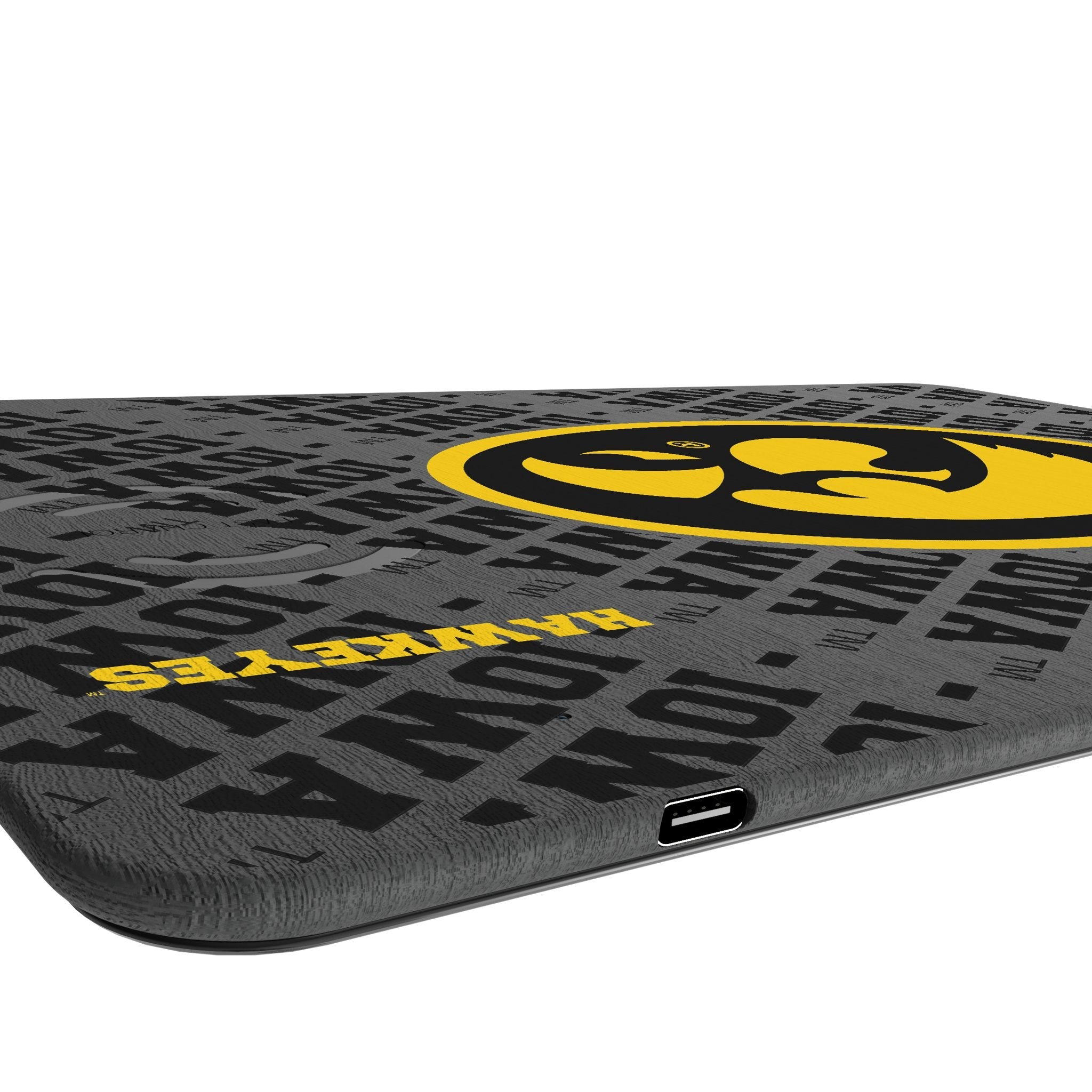 University of Iowa Hawkeyes Monocolor Tilt 15-Watt Wireless Charger and Mouse Pad - Sports Gifts, Sports Memorabilia, Sports Collectibles, Fan Shop