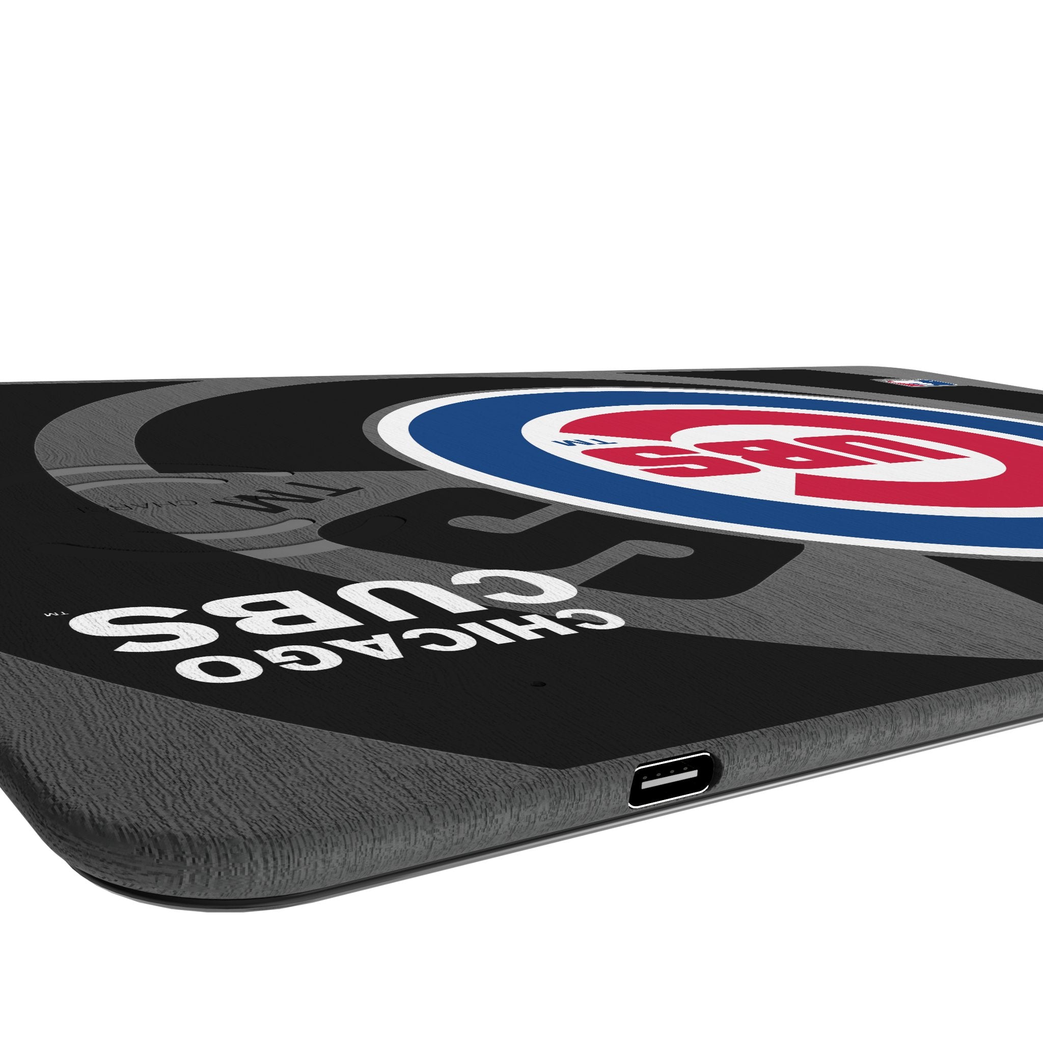Chicago Cubs Monocolor Tilt 15-Watt Wireless Charger and Mouse Pad - Sports Gifts, Sports Memorabilia, Sports Collectibles, Fan Shop