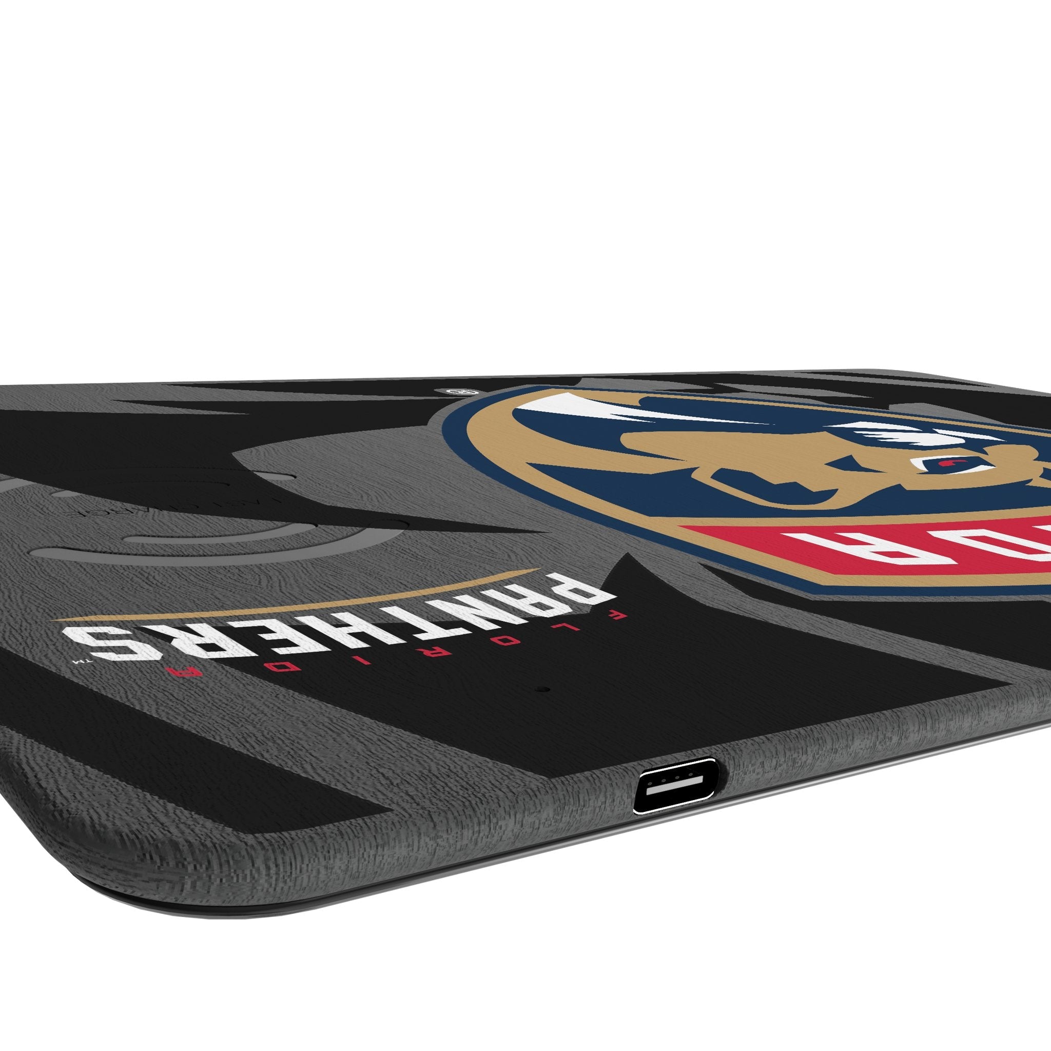 Florida Panthers Monocolor Tilt 15-Watt Wireless Charger and Mouse Pad - Sports Gifts, Sports Memorabilia, Sports Collectibles, Fan Shop