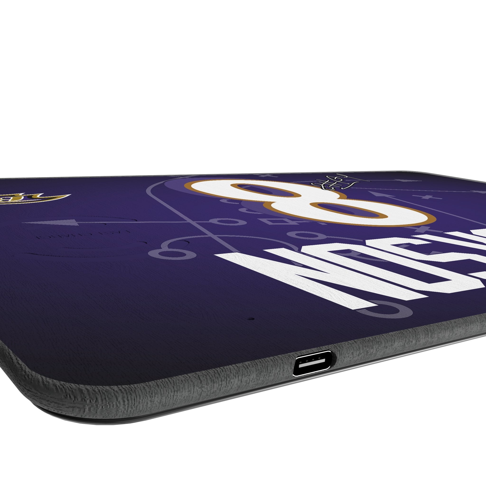 Lamar Jackson Baltimore Ravens 8 Game Tactic 15-Watt Wireless Charger and Mouse Pad - Sports Gifts, Sports Memorabilia, Sports Collectibles, Fan Shop