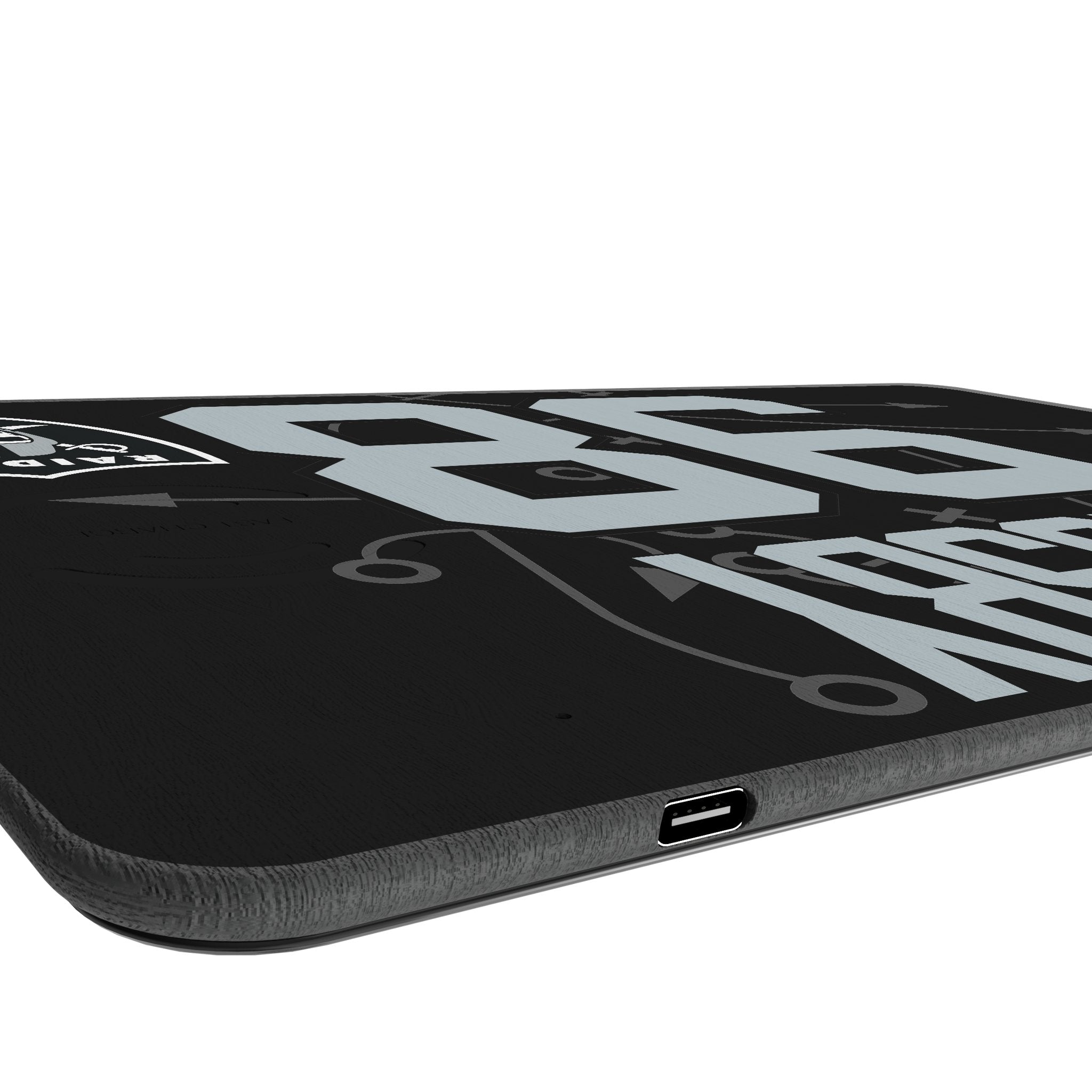 Maxx Crosby Las Vegas Raiders 98 Game Tactic 15-Watt Wireless Charger and Mouse Pad - Sports Gifts, Sports Memorabilia, Sports Collectibles, Fan Shop