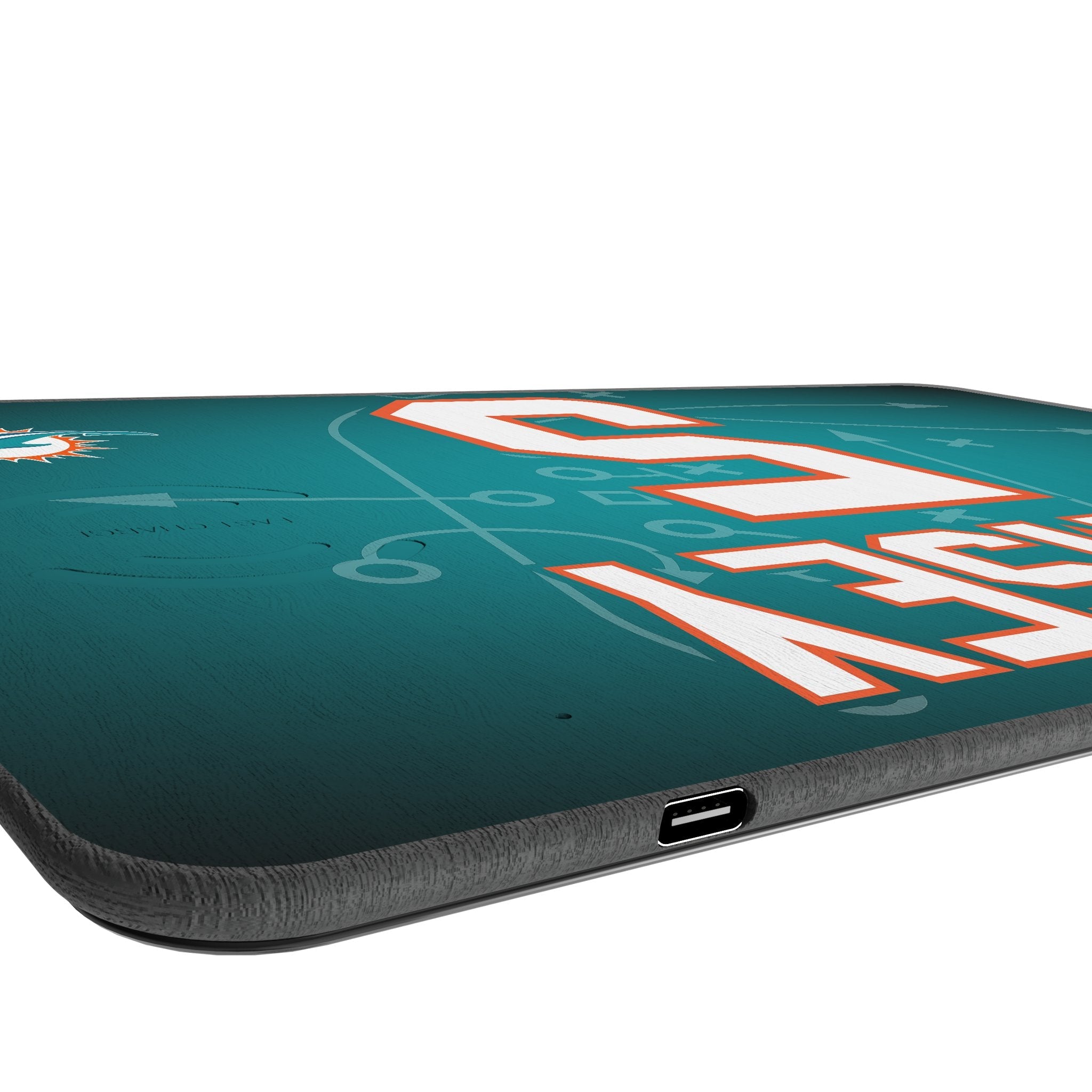 Jalen Ramsey Miami Dolphins 5 Game Tactic 15-Watt Wireless Charger and Mouse Pad - Sports Gifts, Sports Memorabilia, Sports Collectibles, Fan Shop