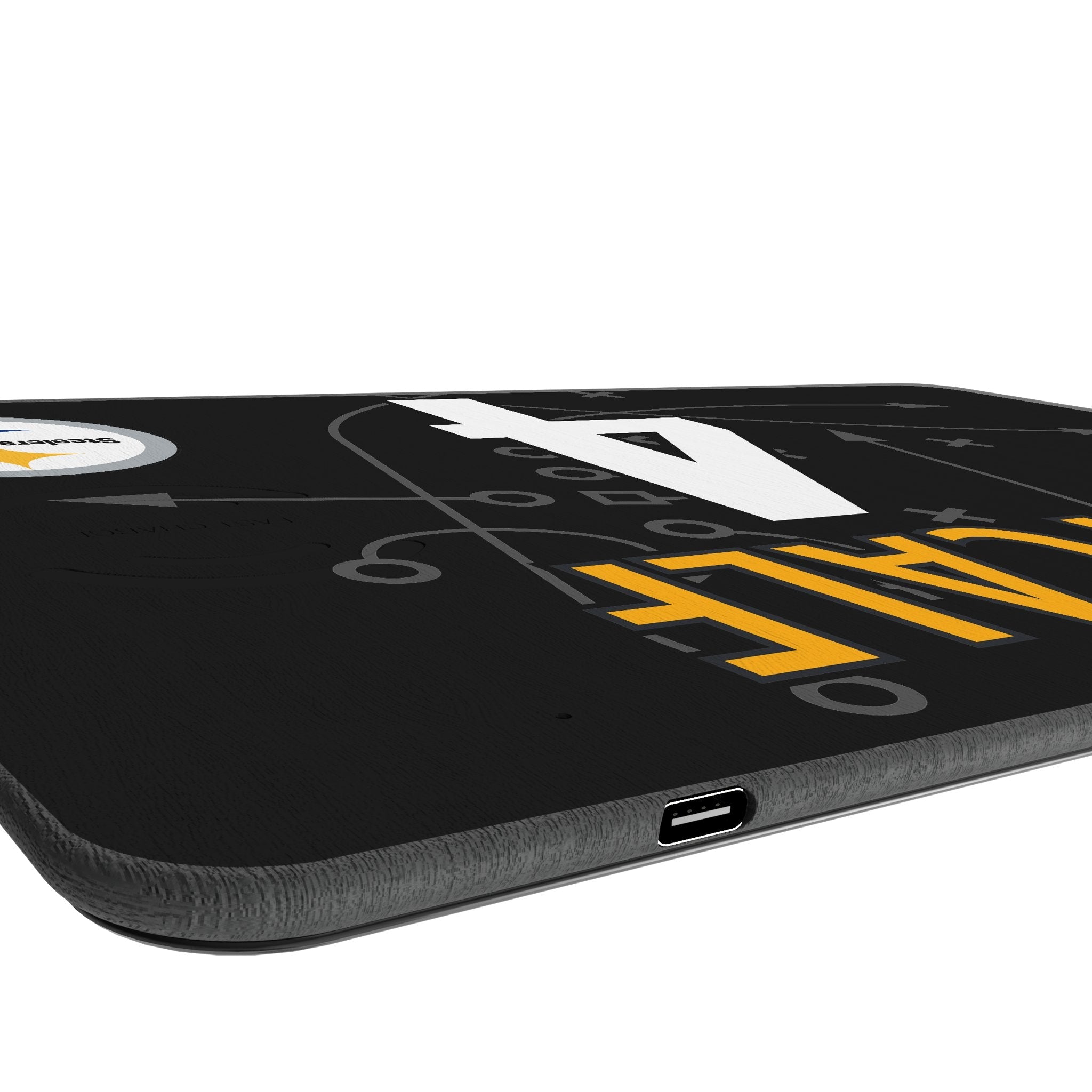 DK Metcalf Pittsburgh Steelers 4 Game Tactic 15-Watt Wireless Charger and Mouse Pad - Sports Gifts, Sports Memorabilia, Sports Collectibles, Fan Shop