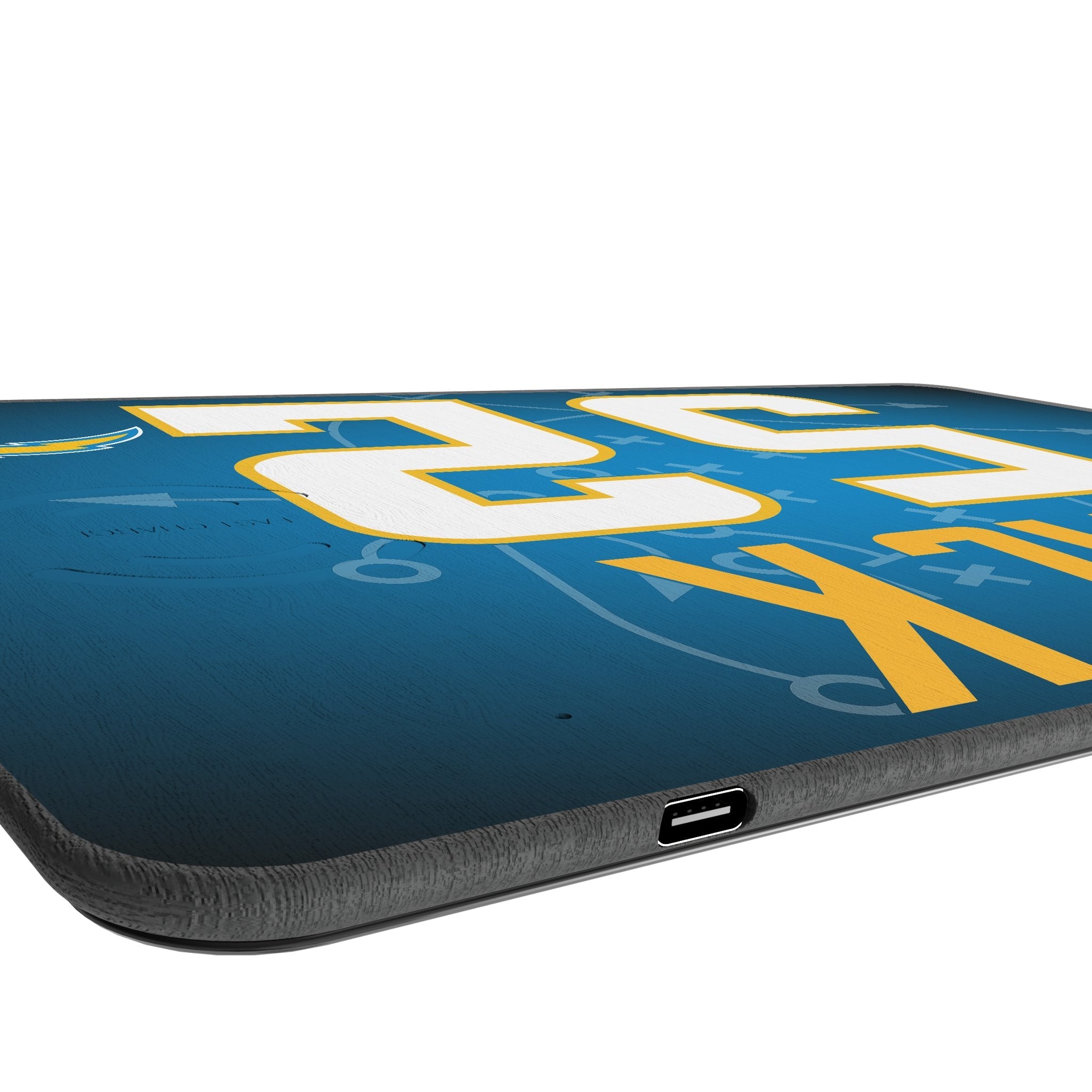 Khalil Mack Los Angeles Chargers 52 Game Tactic 15-Watt Wireless Charger and Mouse Pad - Sports Gifts, Sports Memorabilia, Sports Collectibles, Fan Shop