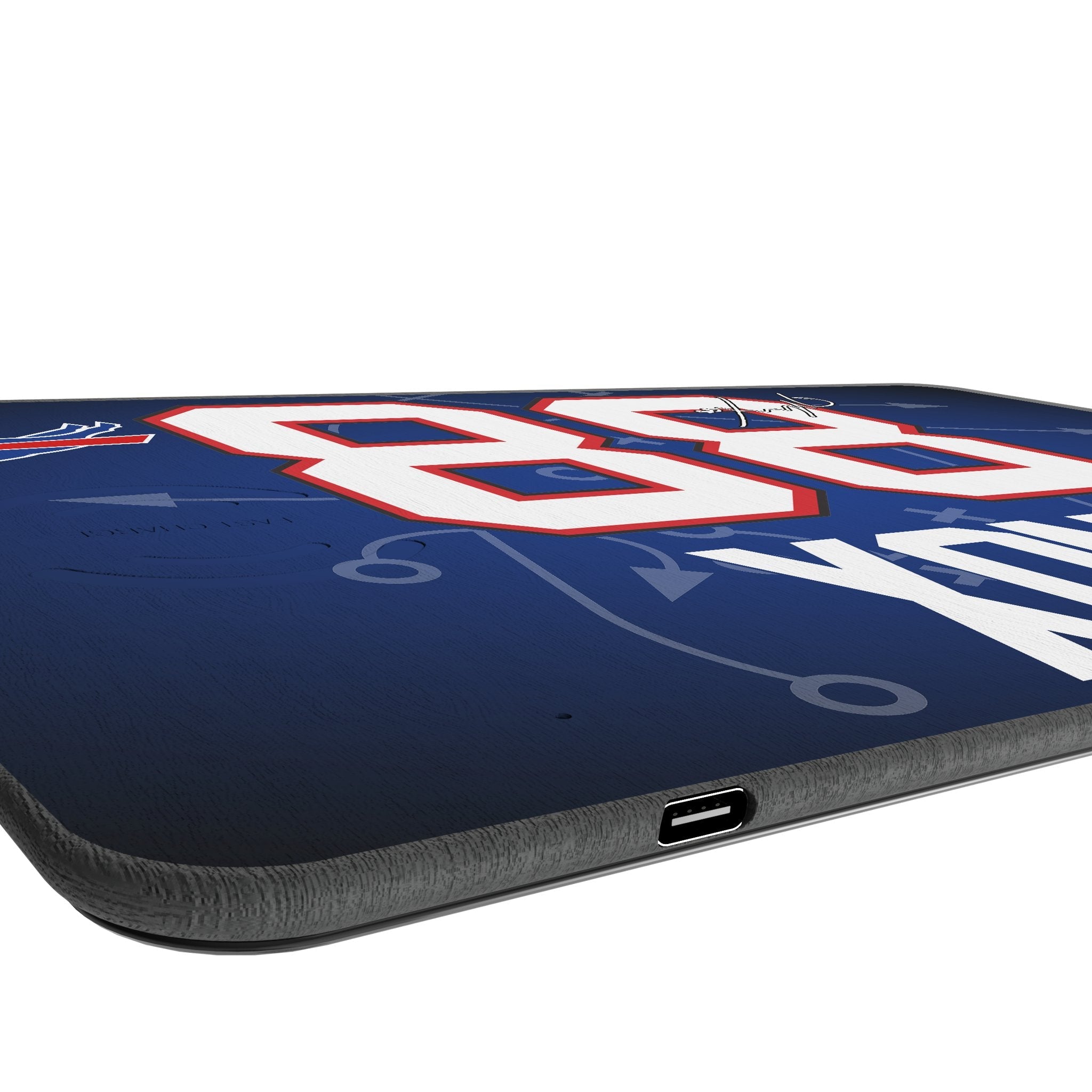 Dawson Knox Buffalo Bills 88 Game Tactic 15-Watt Wireless Charger and Mouse Pad - Sports Gifts, Sports Memorabilia, Sports Collectibles, Fan Shop
