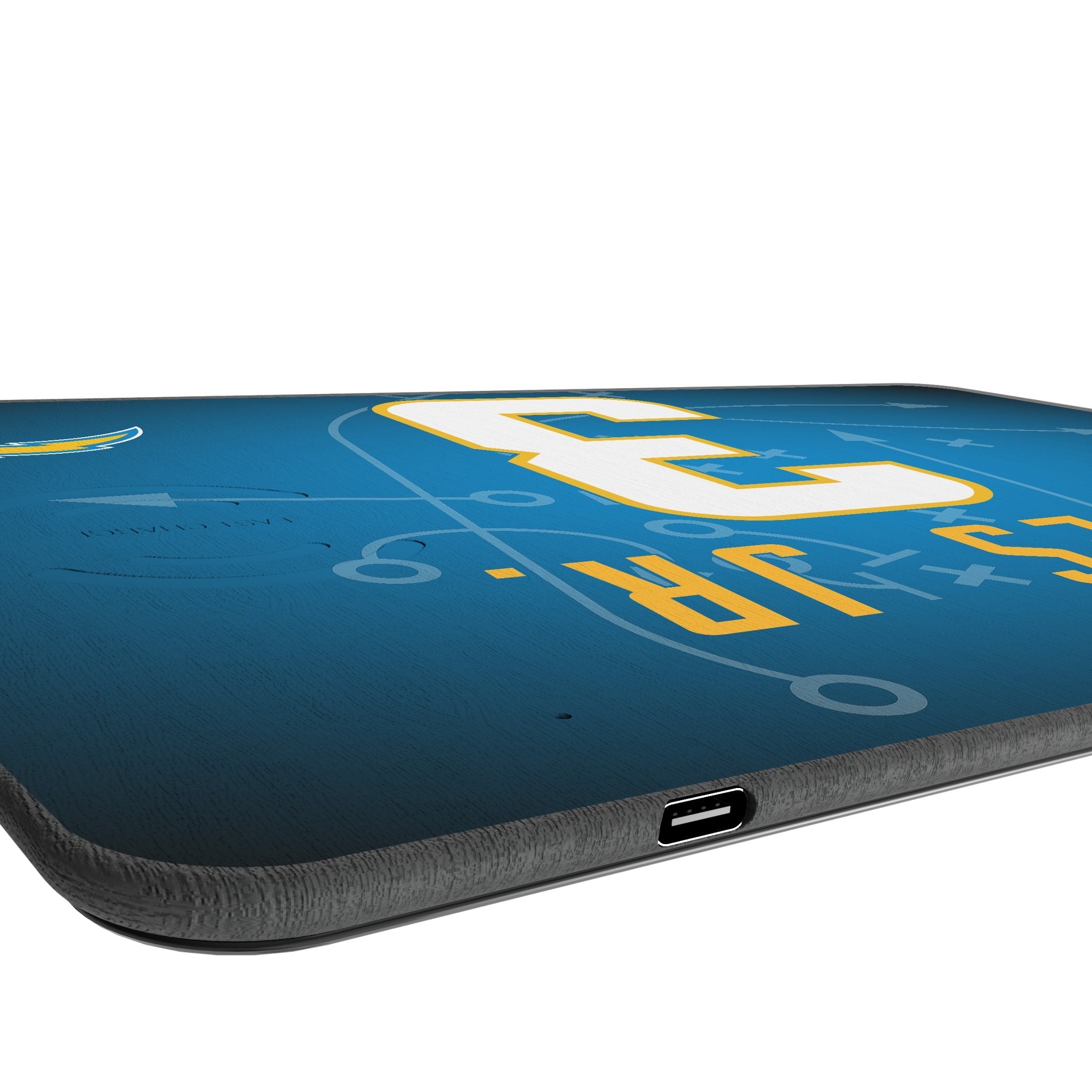 Derwin James Jr. Los Angeles Chargers 3 Game Tactic 15-Watt Wireless Charger and Mouse Pad - Sports Gifts, Sports Memorabilia, Sports Collectibles, Fan Shop