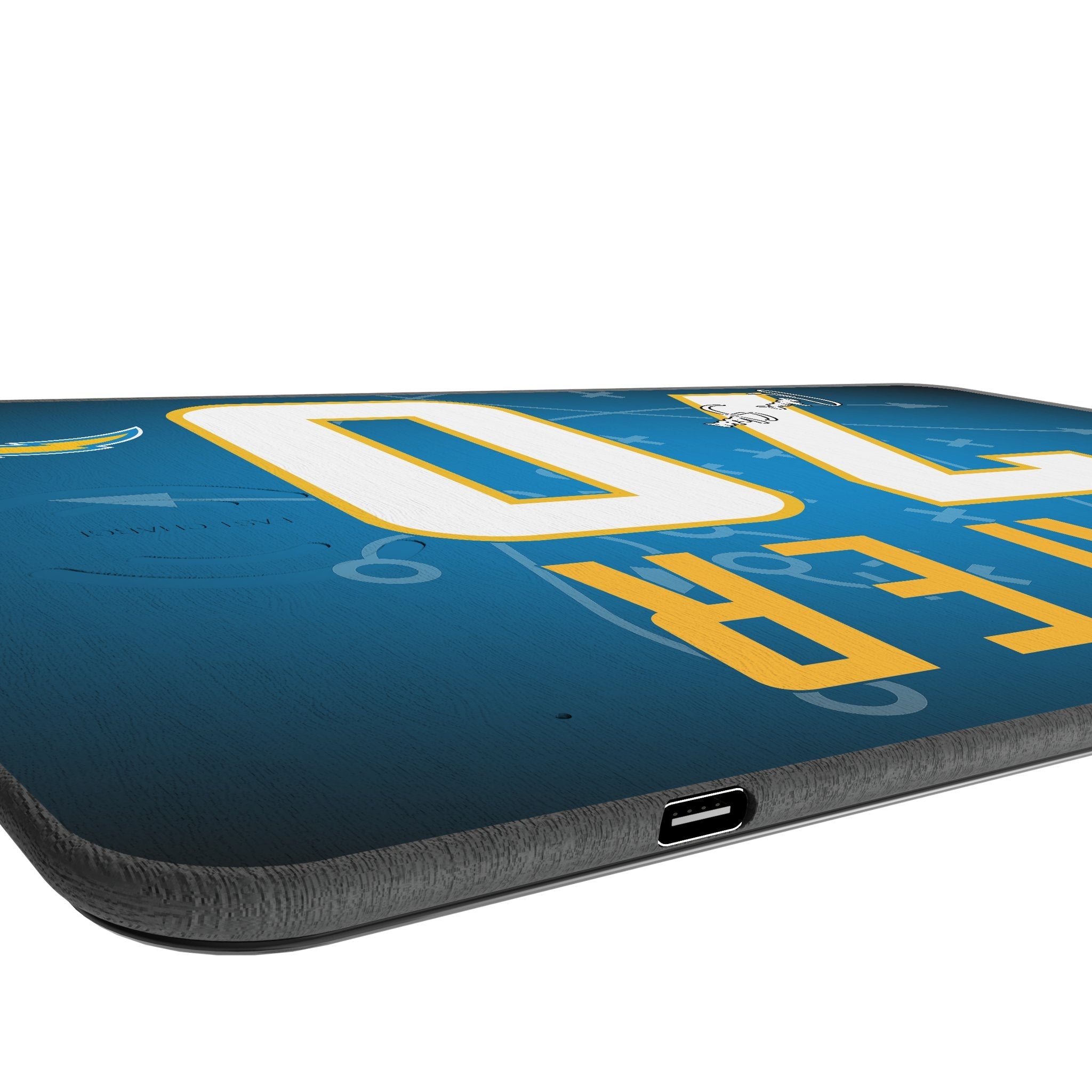 RaShawn Slater Los Angeles Chargers 70 Game Tactic 15-Watt Wireless Charger and Mouse Pad - Sports Gifts, Sports Memorabilia, Sports Collectibles, Fan Shop