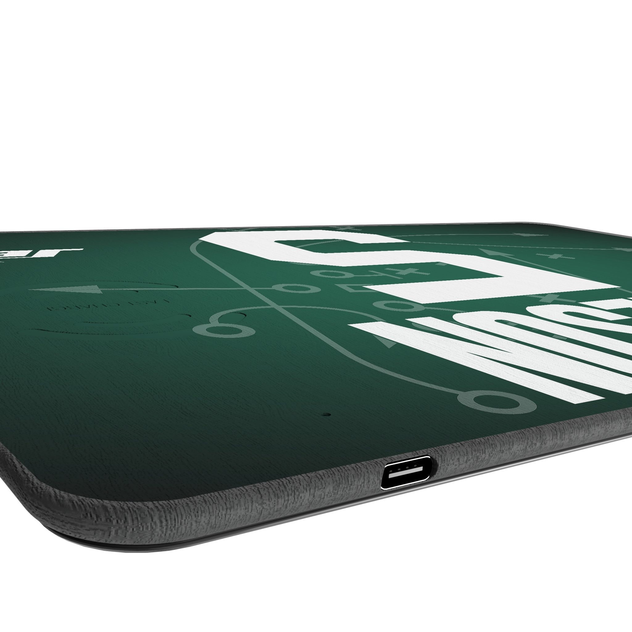 Garrett Wilson New York Jets 5 Game Tactic 15-Watt Wireless Charger and Mouse Pad - Sports Gifts, Sports Memorabilia, Sports Collectibles, Fan Shop