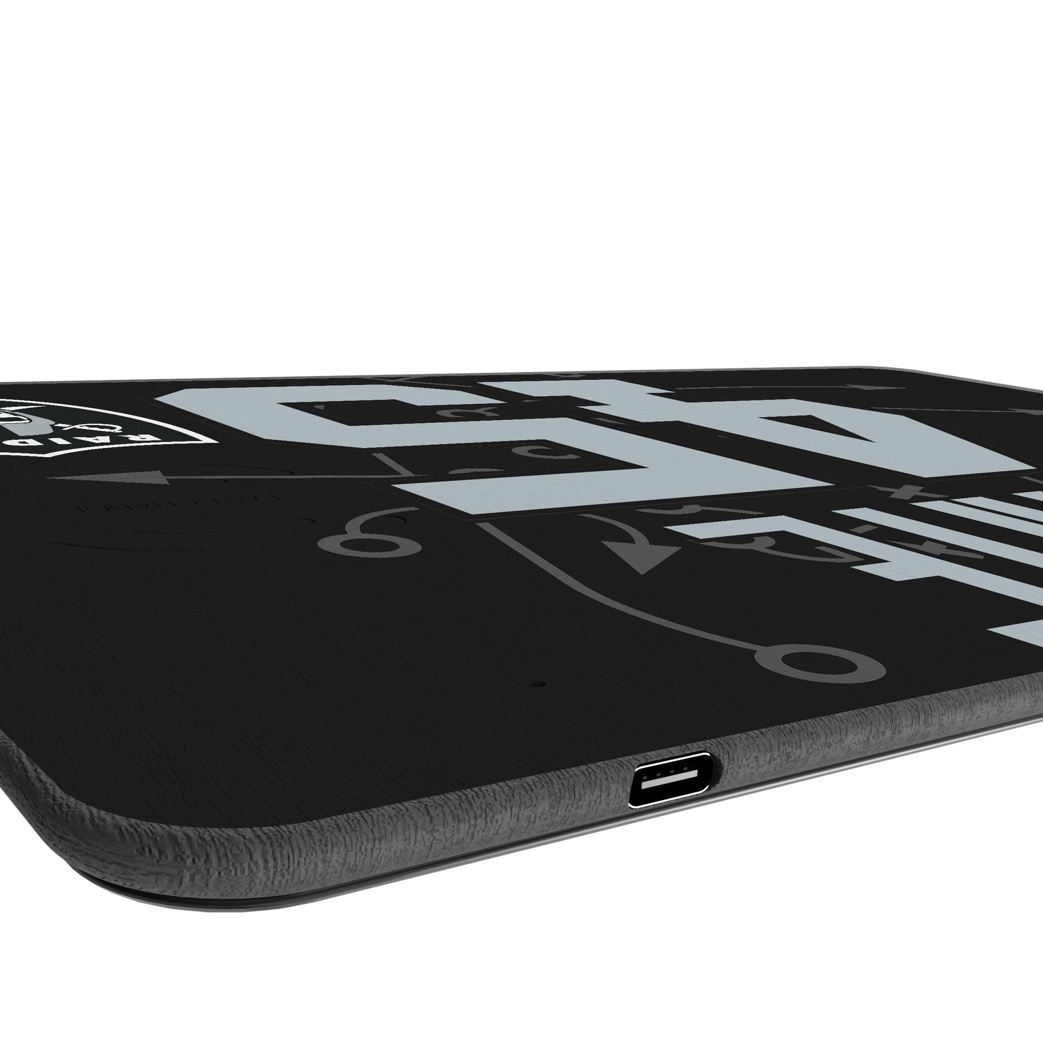 Devin White Las Vegas Raiders 45 Game Tactic 15-Watt Wireless Charger and Mouse Pad - Sports Gifts, Sports Memorabilia, Sports Collectibles, Fan Shop