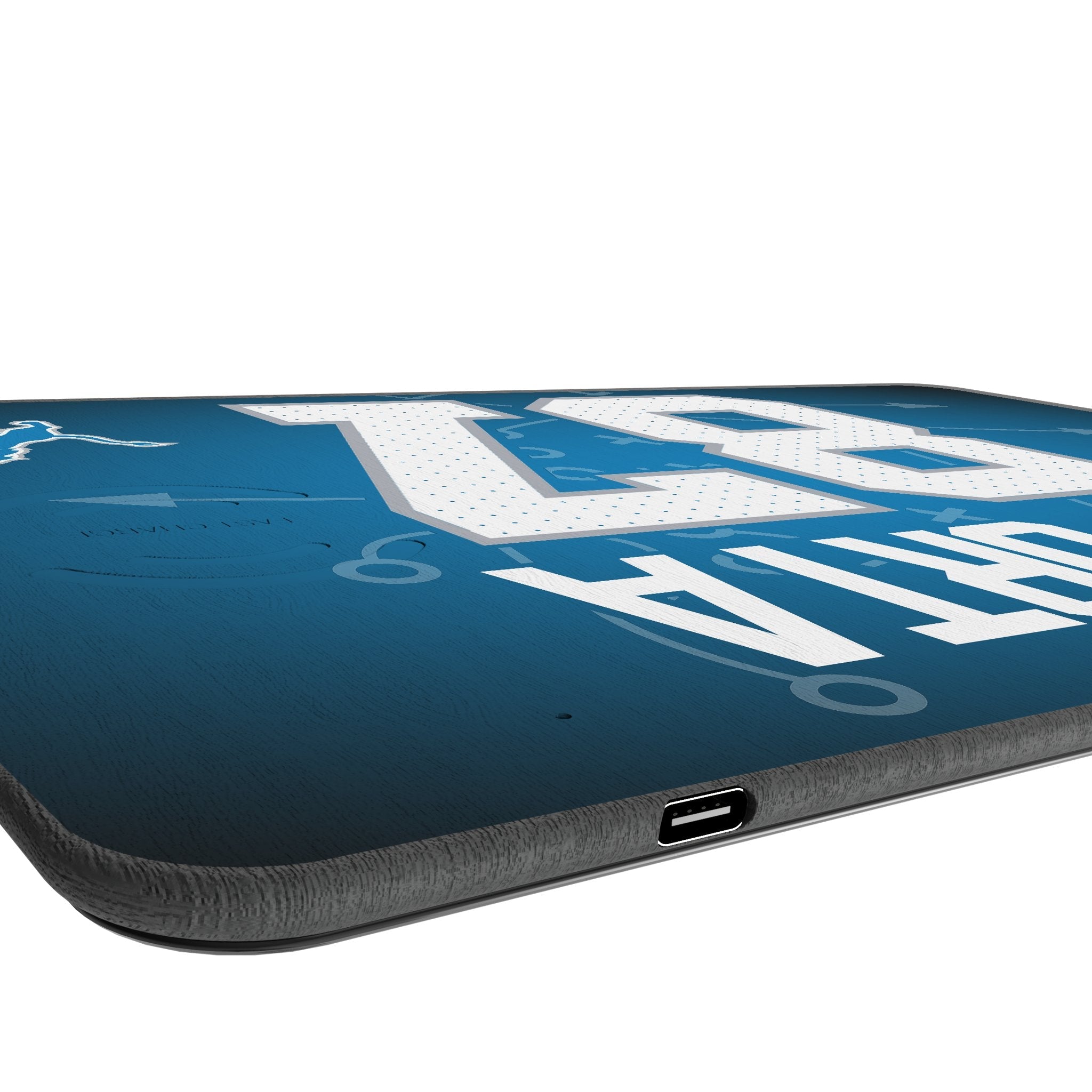 Sam LaPorta Detroit Lions 87 Game Tactic 15-Watt Wireless Charger and Mouse Pad - Sports Gifts, Sports Memorabilia, Sports Collectibles, Fan Shop