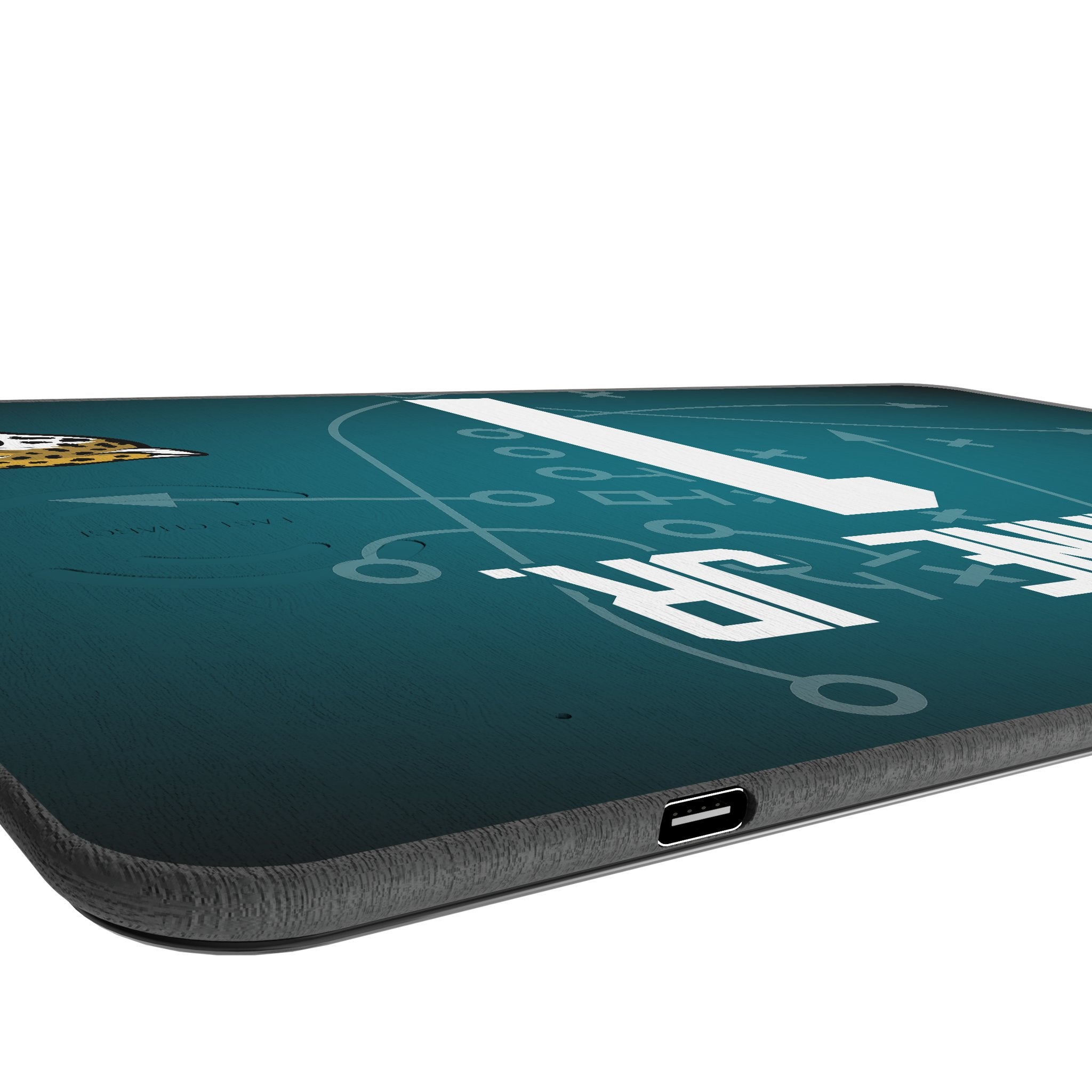 Travis Etienne Jr. Jacksonville Jaguars 1 Game Tactic 15-Watt Wireless Charger and Mouse Pad - Sports Gifts, Sports Memorabilia, Sports Collectibles, Fan Shop