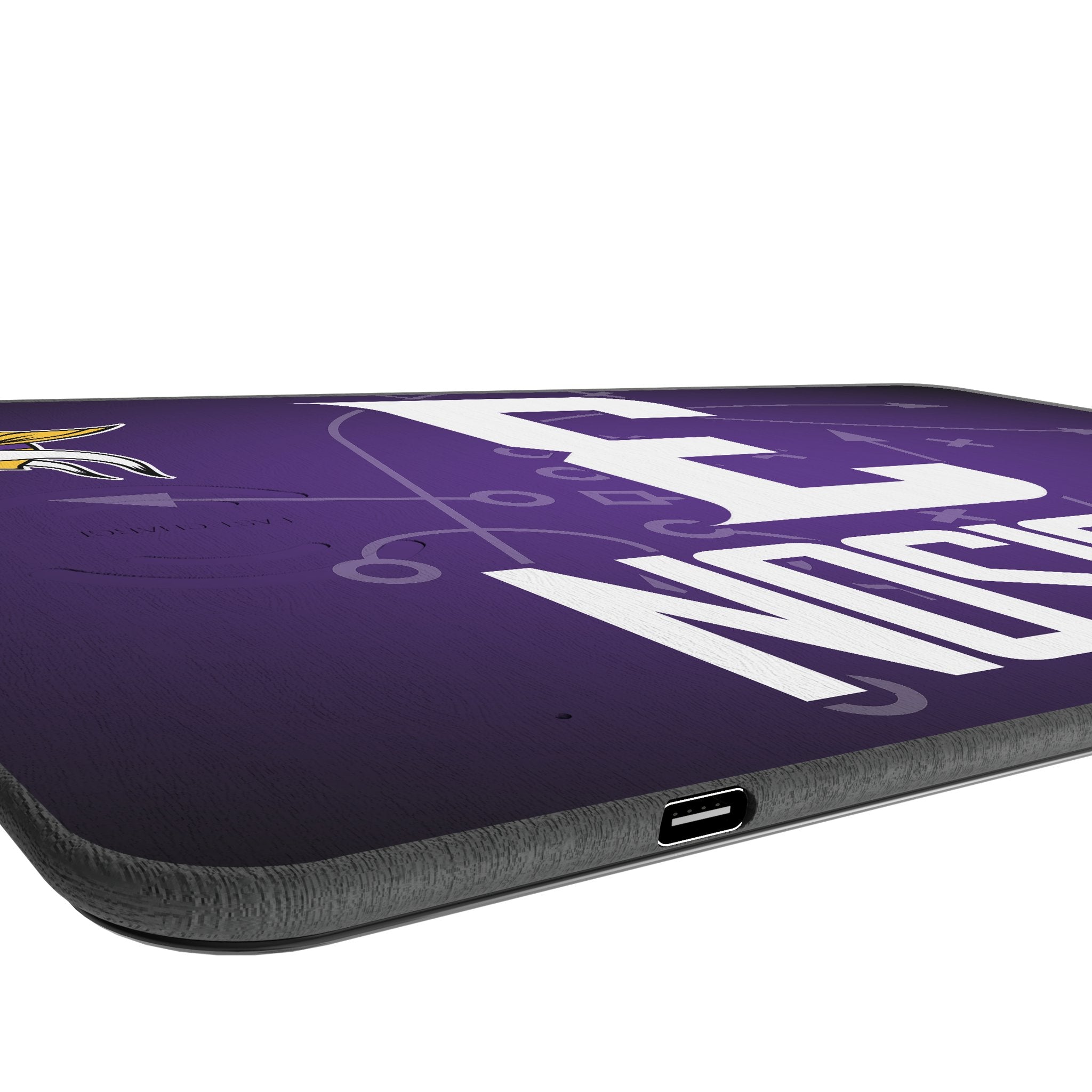 Jordan Addison Minnesota Vikings 3 Game Tactic 15-Watt Wireless Charger and Mouse Pad - Sports Gifts, Sports Memorabilia, Sports Collectibles, Fan Shop