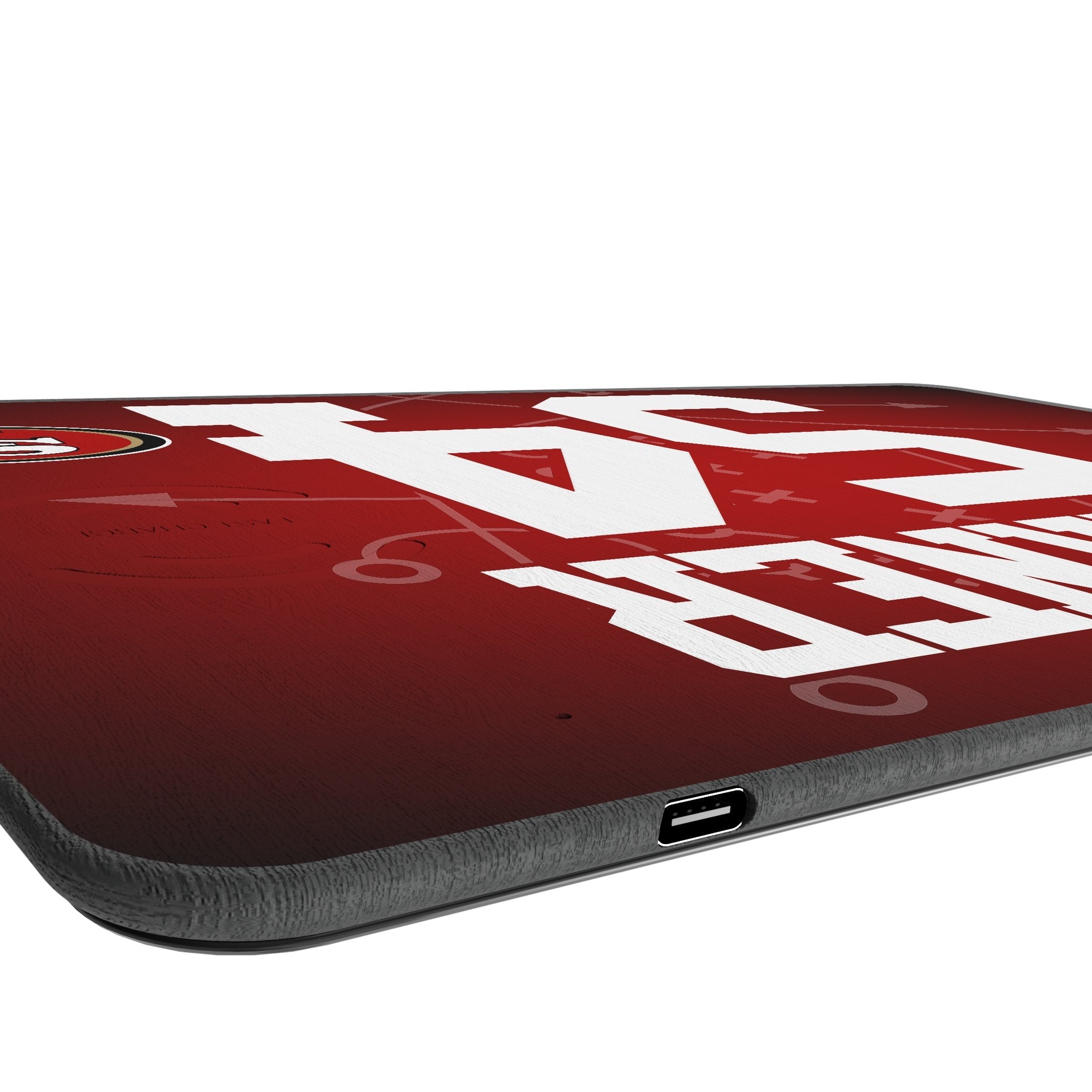 Fred Warner San Francisco 49ers 54 Game Tactic 15-Watt Wireless Charger and Mouse Pad - Sports Gifts, Sports Memorabilia, Sports Collectibles, Fan Shop