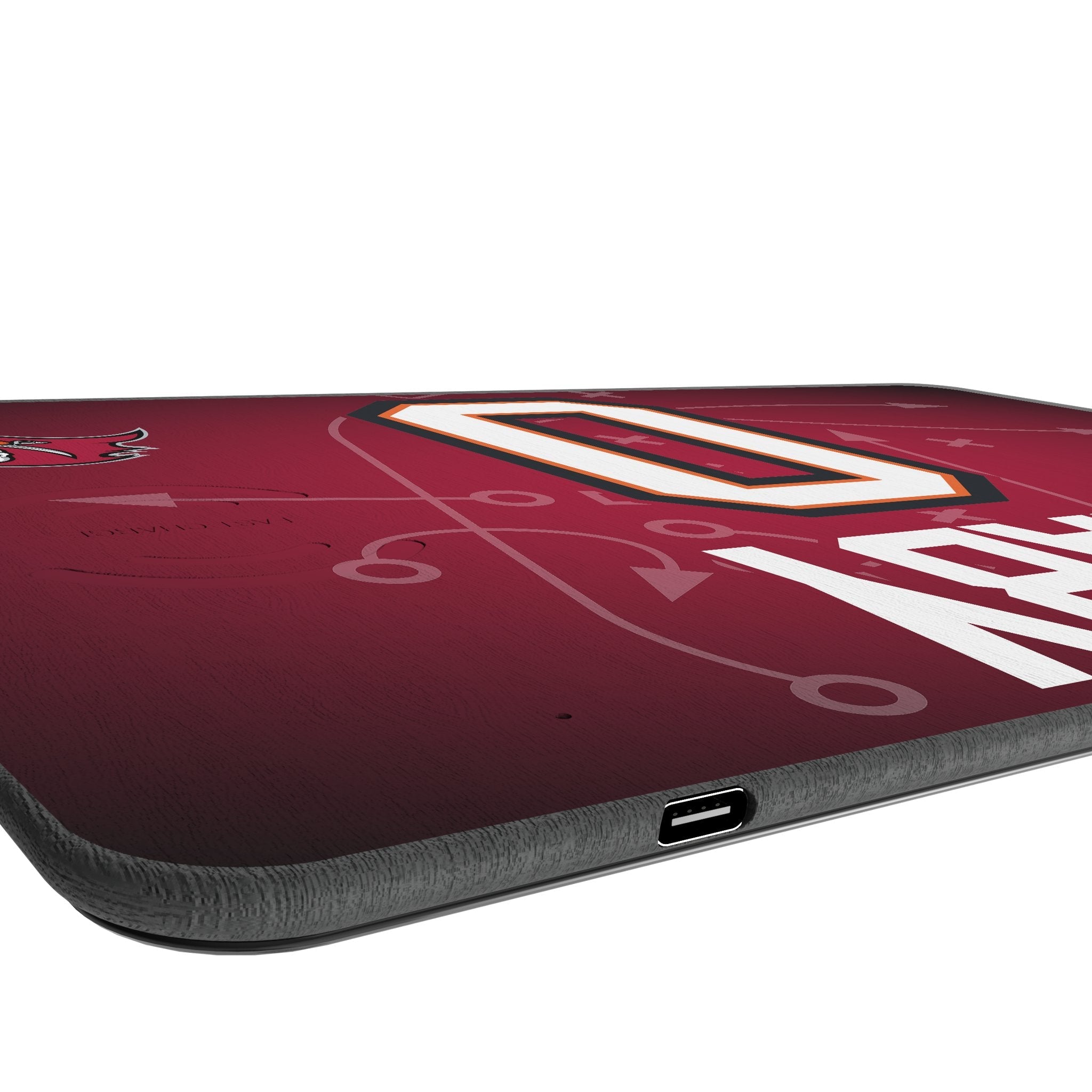 YaYa Diaby Tampa Bay Buccaneers 0 Game Tactic 15-Watt Wireless Charger and Mouse Pad - Sports Gifts, Sports Memorabilia, Sports Collectibles, Fan Shop