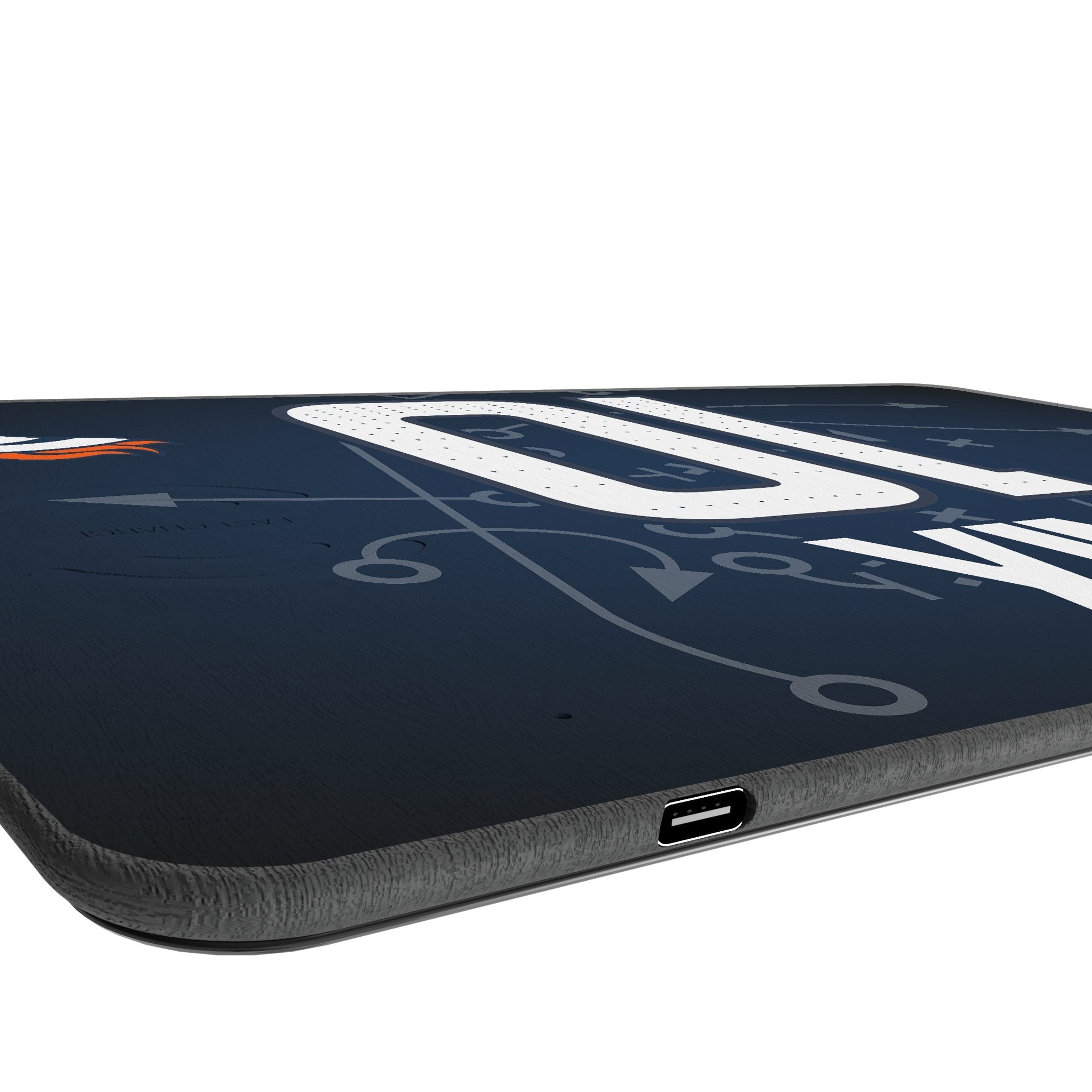 Bo Nix Denver Broncos 10 Game Tactic 15-Watt Wireless Charger and Mouse Pad - Sports Gifts, Sports Memorabilia, Sports Collectibles, Fan Shop