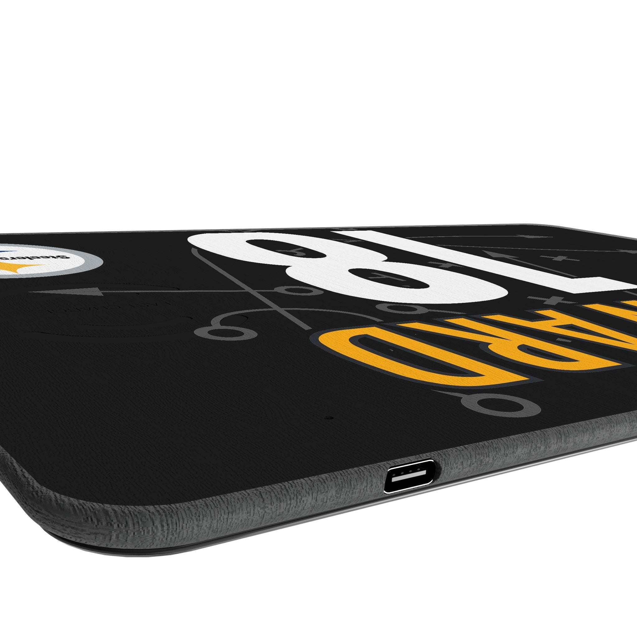 Will Howard Pittsburgh Steelers 18 Game Tactic 15-Watt Wireless Charger and Mouse Pad - Sports Gifts, Sports Memorabilia, Sports Collectibles, Fan Shop
