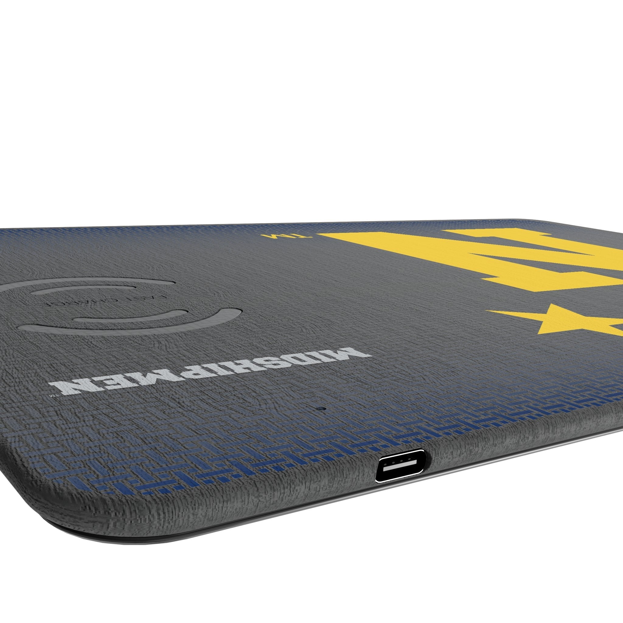 United State Naval Academy Midshipmen Linen 15-Watt Wireless Charger and Mouse Pad - Sports Gifts, Sports Memorabilia, Sports Collectibles, Fan Shop