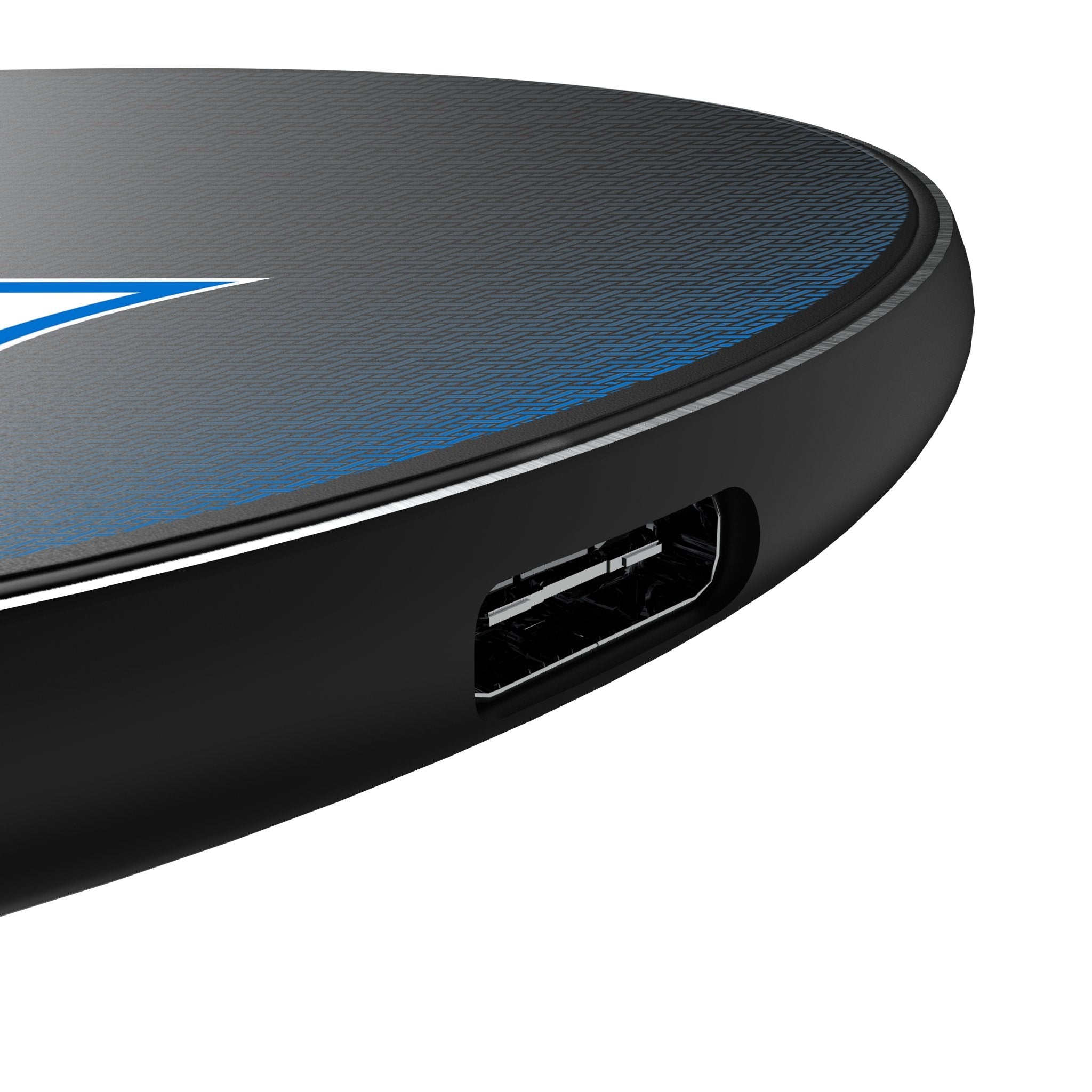 Los Angeles Chargers Historic Collection Linen 15-Watt Wireless Charger - Sports Gifts, Sports Memorabilia, Sports Collectibles, Fan Shop