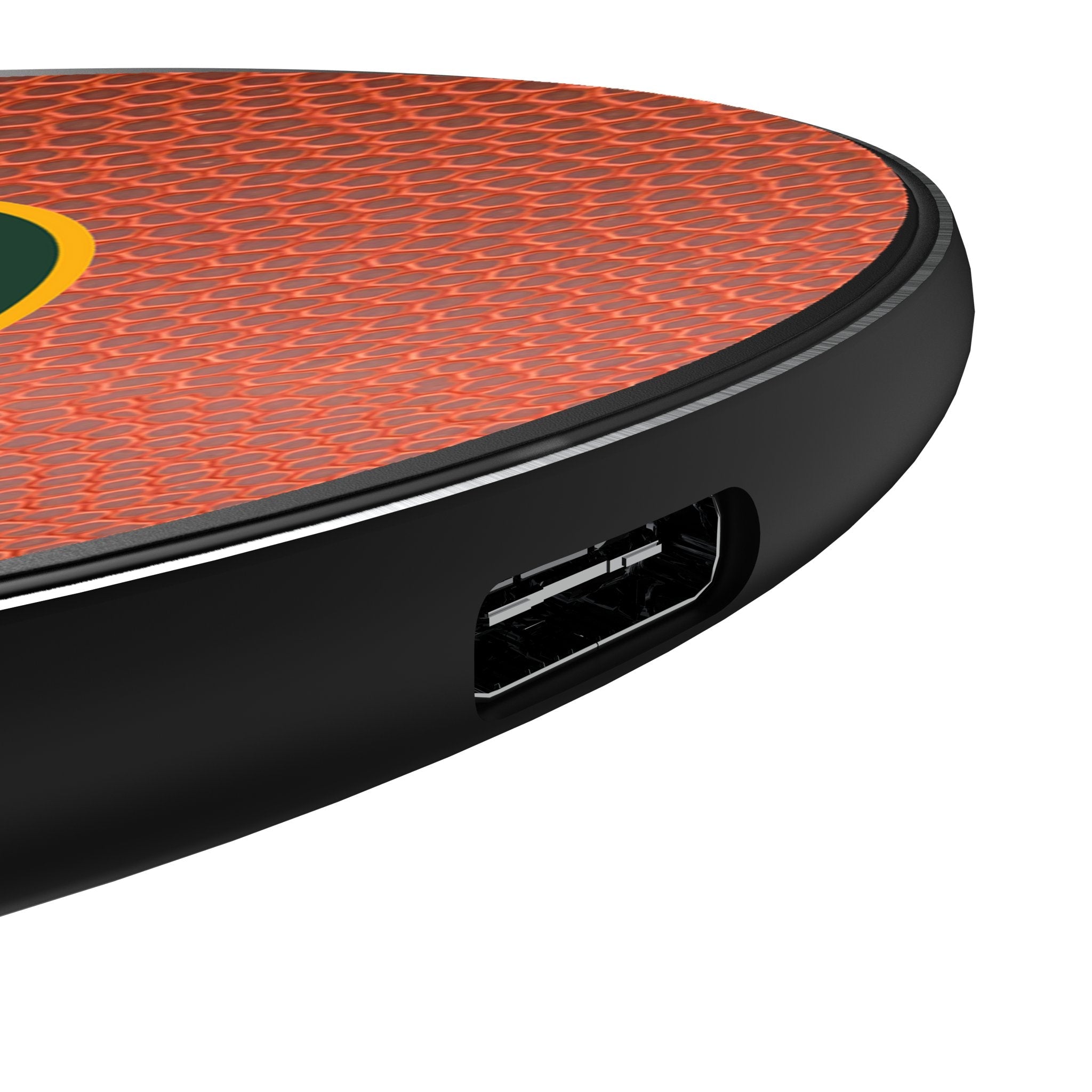 Green Bay Packers Football 15-Watt Wireless Charger - Sports Gifts, Sports Memorabilia, Sports Collectibles, Fan Shop