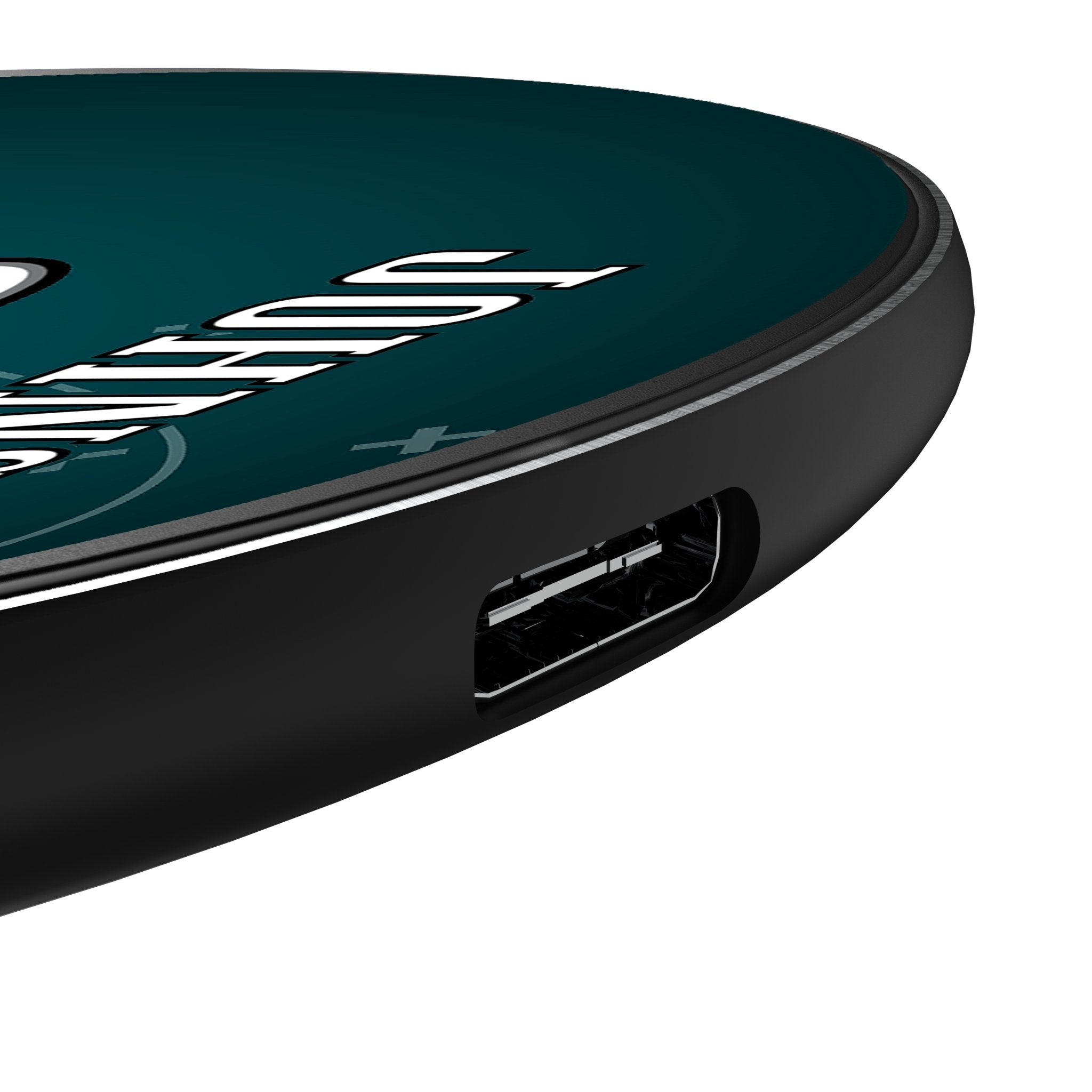 Lane Johnson Philadelphia Eagles 65 Ready 15-Watt Wireless Charger - Sports Gifts, Sports Memorabilia, Sports Collectibles, Fan Shop