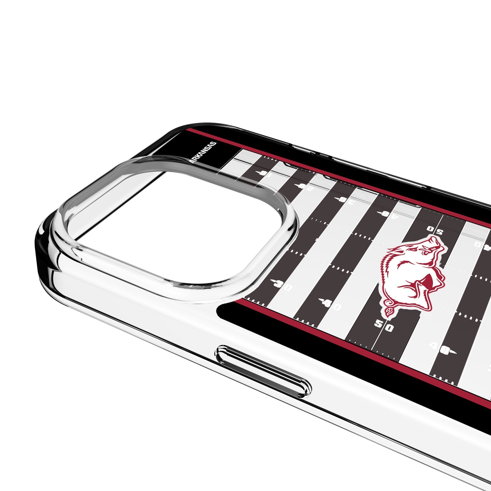 University of Arkansas Fayetteville Razorbacks Field Clear Phone Case for Apple iPhone - Sports Gifts, Sports Memorabilia, Sports Collectibles, Fan Shop