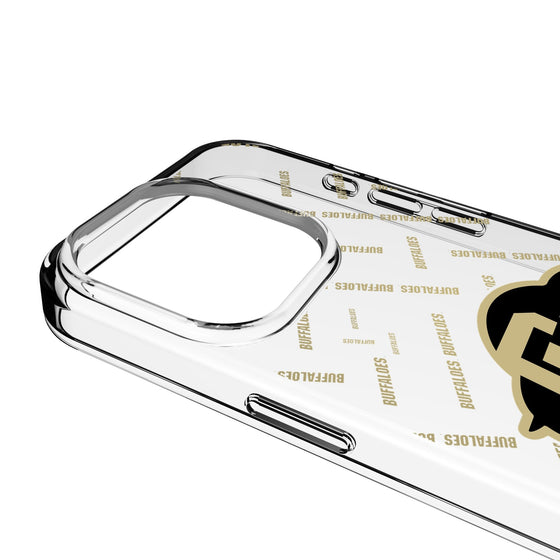 University of Colorado Buffaloes Quadtile Clear Phone Case for Apple iPhone - Sports Gifts, Sports Memorabilia, Sports Collectibles, Fan Shop