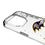 Baltimore Ravens Confetti Clear Phone Case for Apple iPhone - Sports Gifts, Sports Memorabilia, Sports Collectibles, Fan Shop