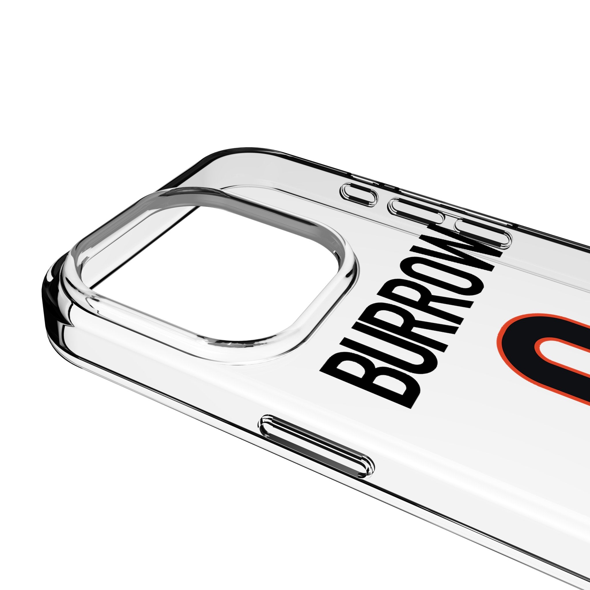Joe Burrow Cincinnati Bengals 9 Game Tactic Clear Phone Case for Apple iPhone - Sports Gifts, Sports Memorabilia, Sports Collectibles, Fan Shop