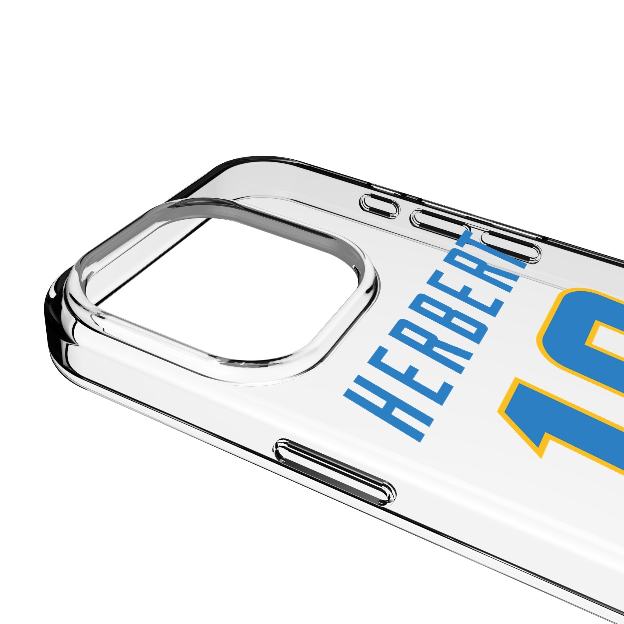Justin Herbert Los Angeles Chargers 10 Game Tactic Clear Phone Case for Apple iPhone - Sports Gifts, Sports Memorabilia, Sports Collectibles, Fan Shop