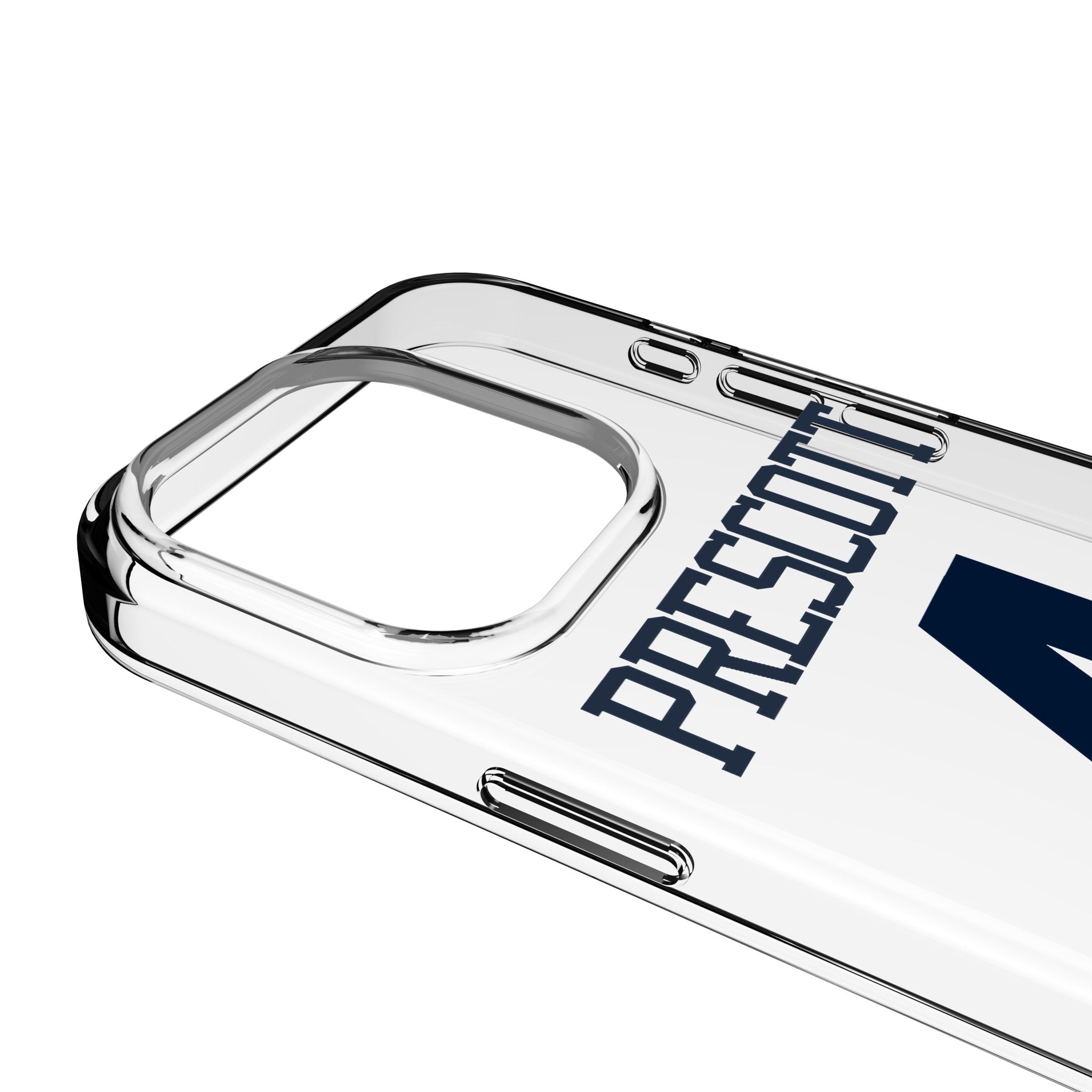 Dak Prescott Dallas Cowboys 4 Game Tactic Clear Phone Case for Apple iPhone - Sports Gifts, Sports Memorabilia, Sports Collectibles, Fan Shop